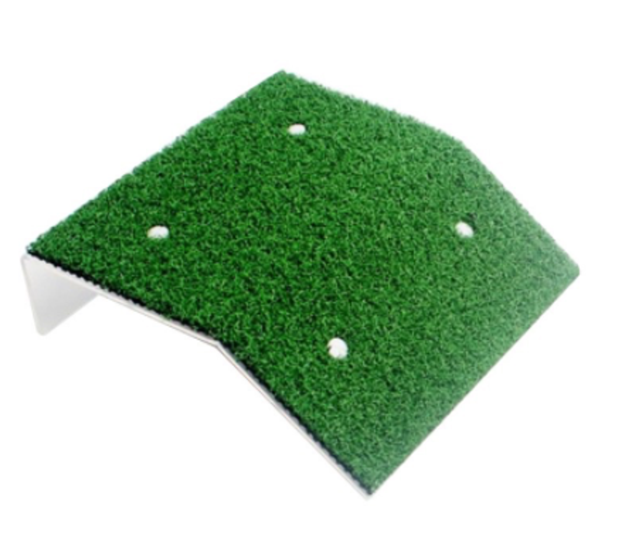 Turtle basking platform with artificial turf