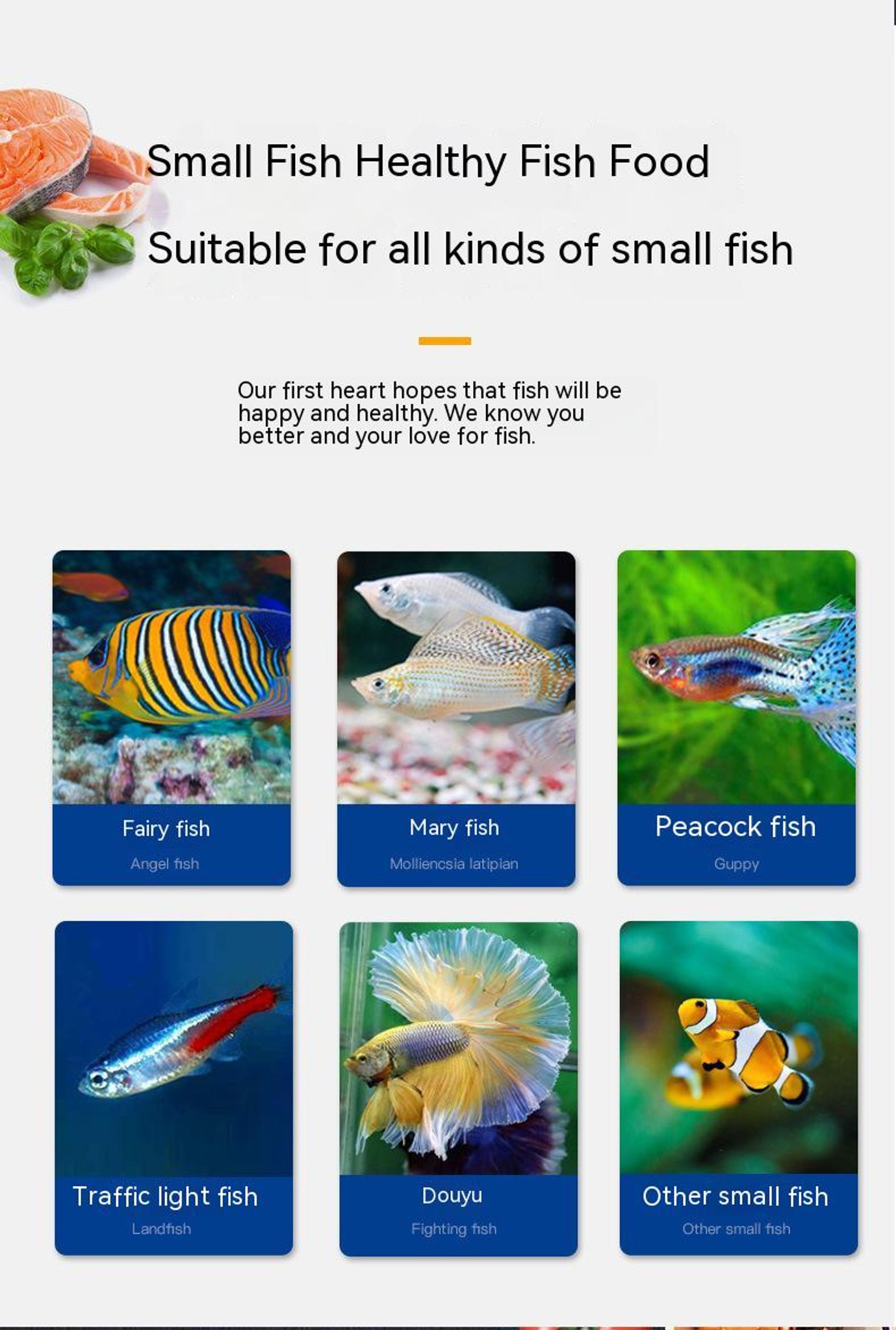 YEE Fish Food For Small Fish, Aquarium Food With Small Particles, Rich In Spirulina And Nutrition, No Chemical Adhesives