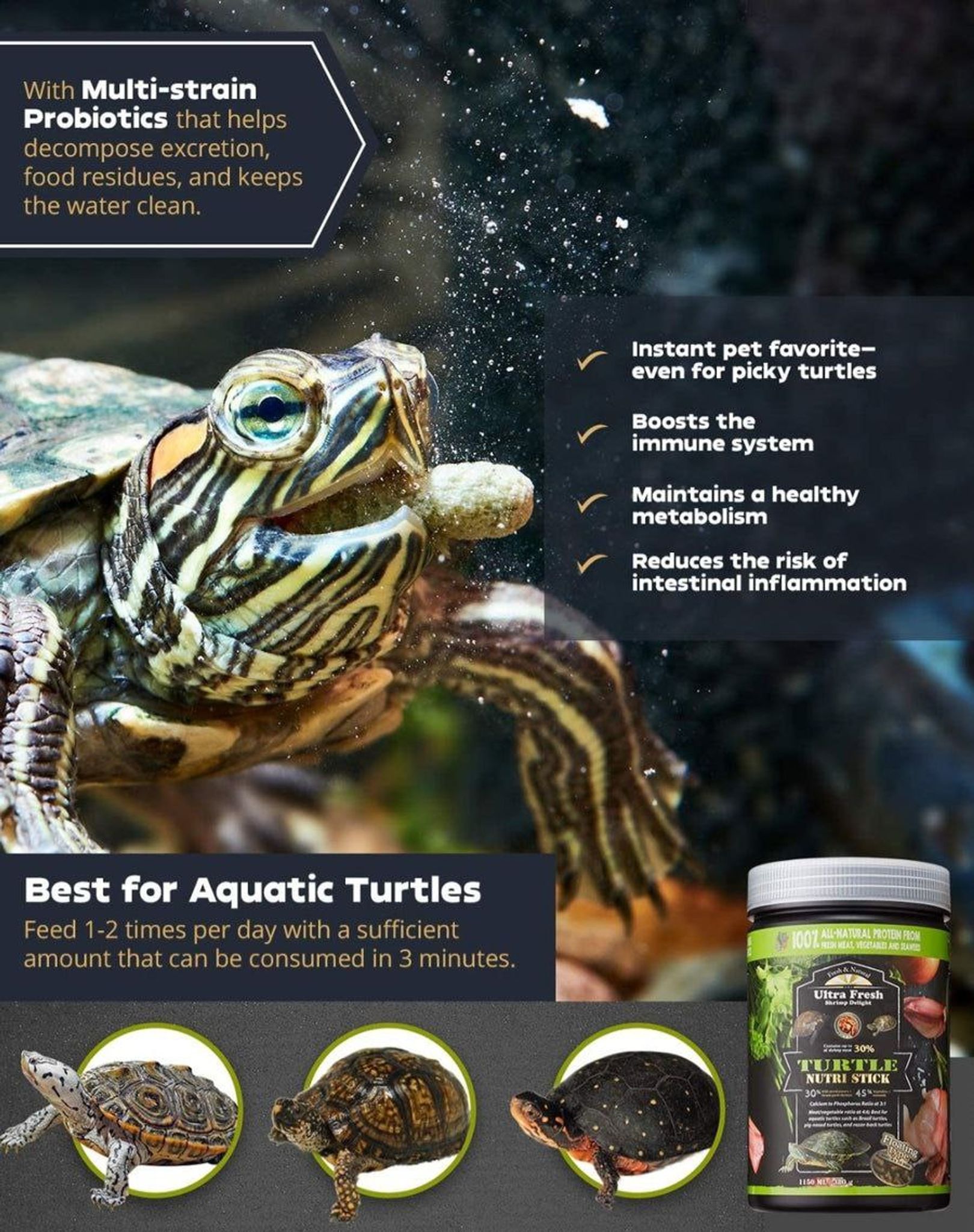 Azoo Ultra Fresh Turtle Nutri Stick