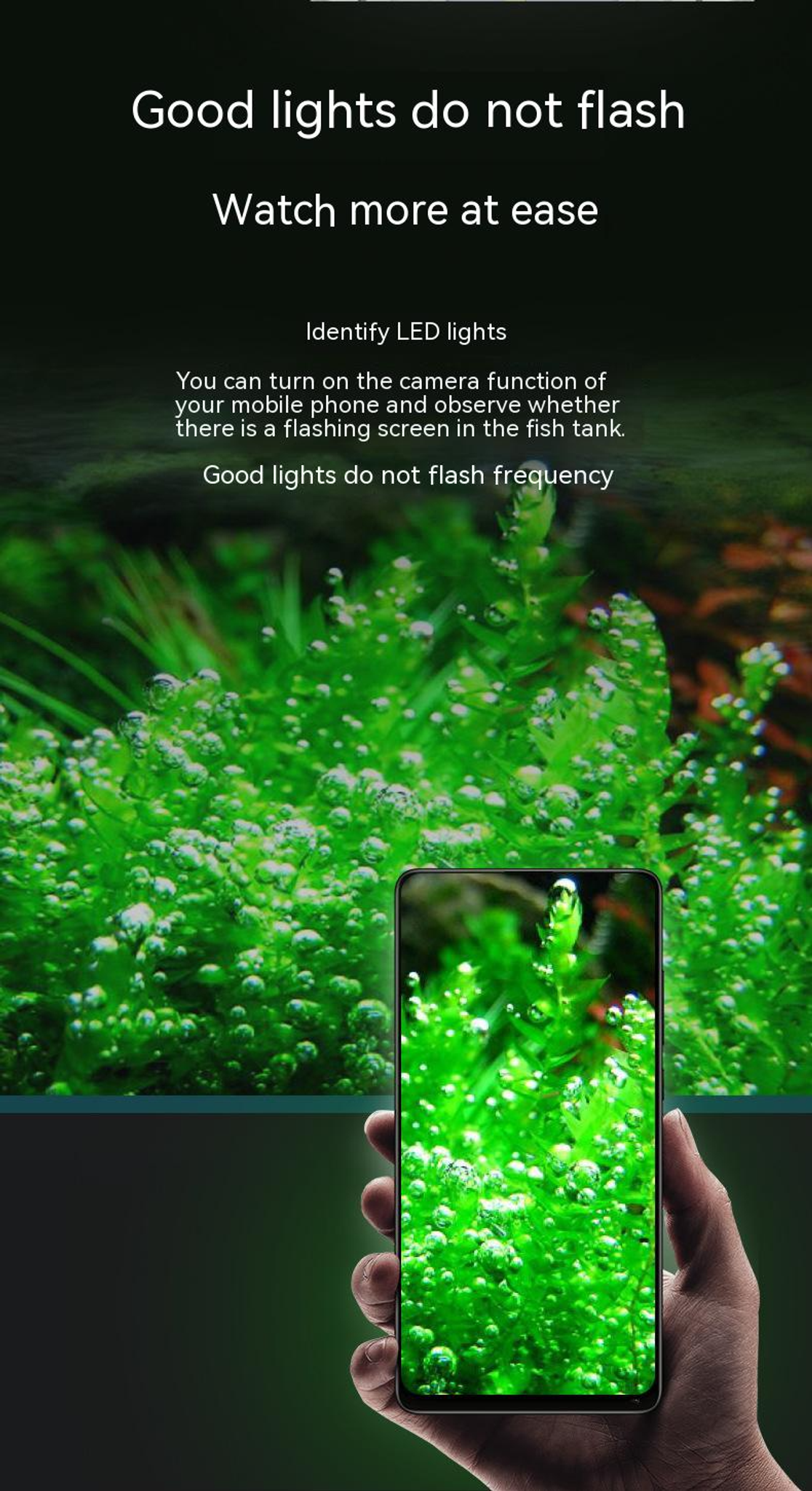[YEE] Aquarium LED Light, Aqua Smart Technology, Saving Splash | Aquarium Light