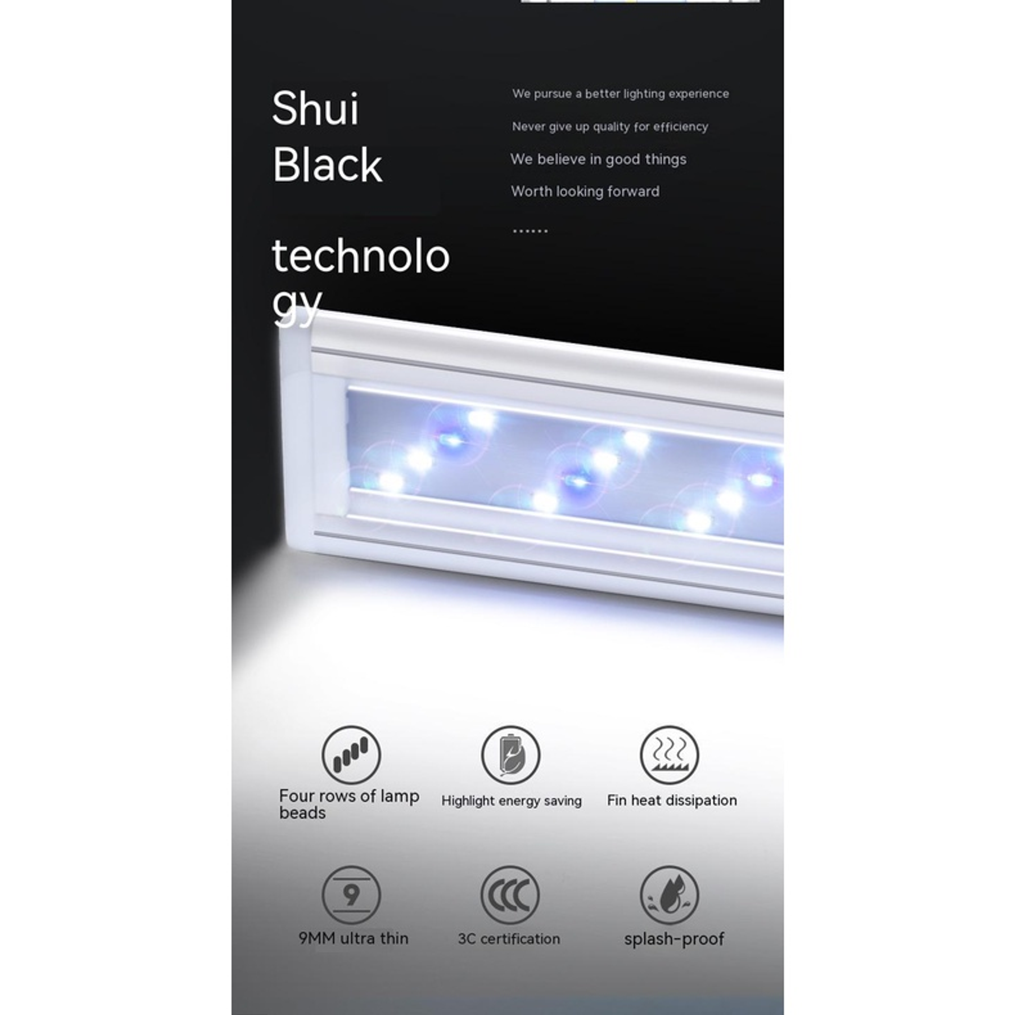 [YEE] Aquarium LED Light for fish tank and aquarium height brightness and quality