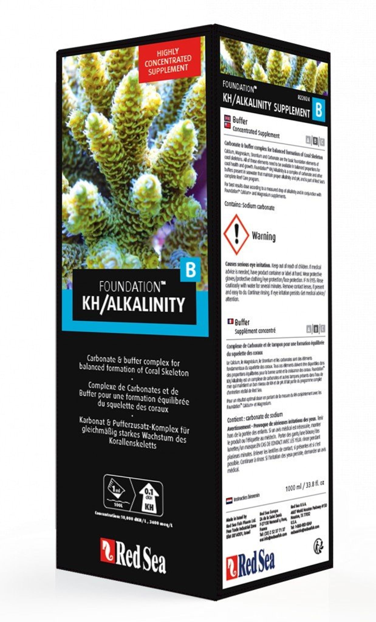 RED SEA REEF FOUNDATION KH/ALKALINITY 500ML