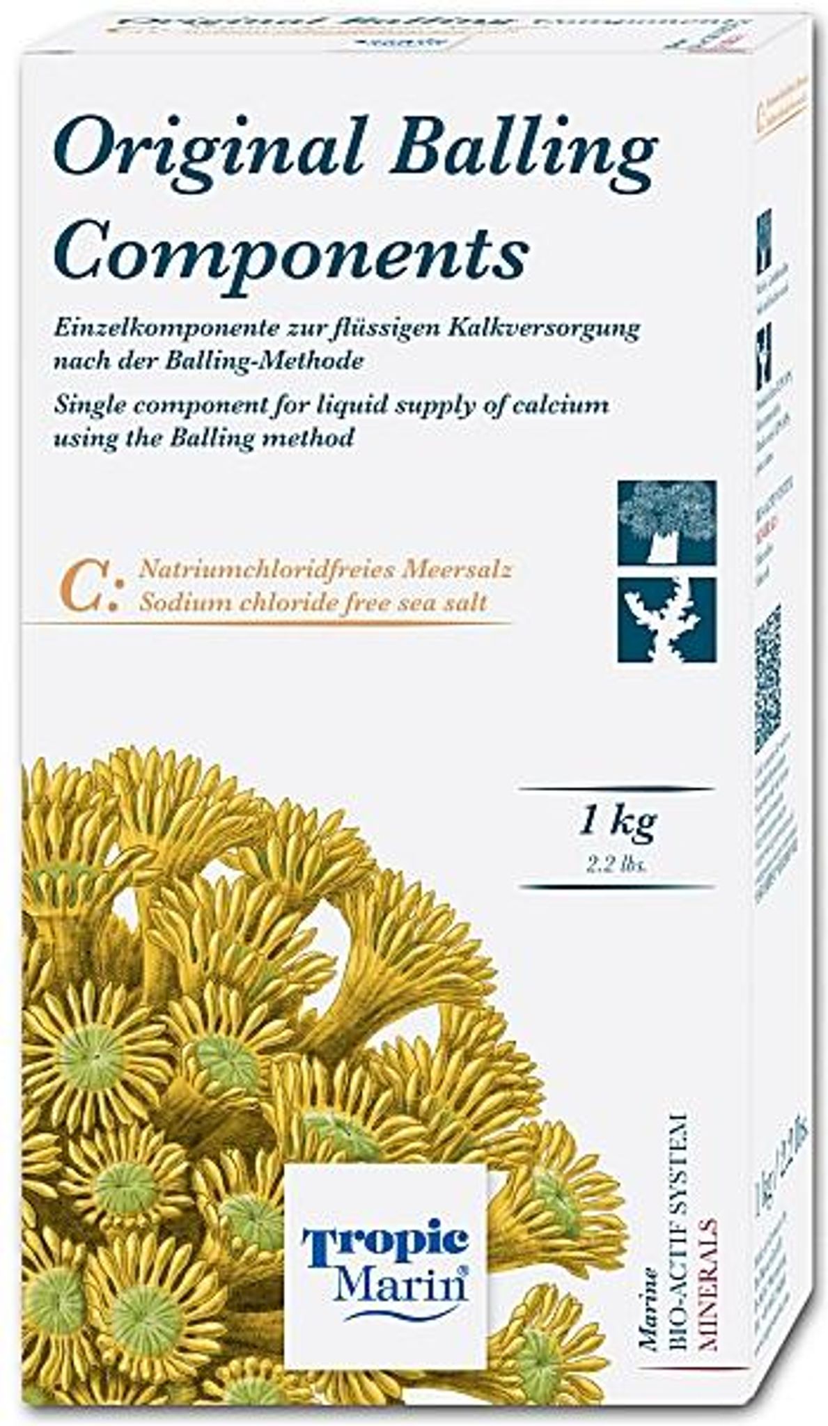 TROPIC MARIN ORIGINAL BALLING COMPONENTS PART C 1KG