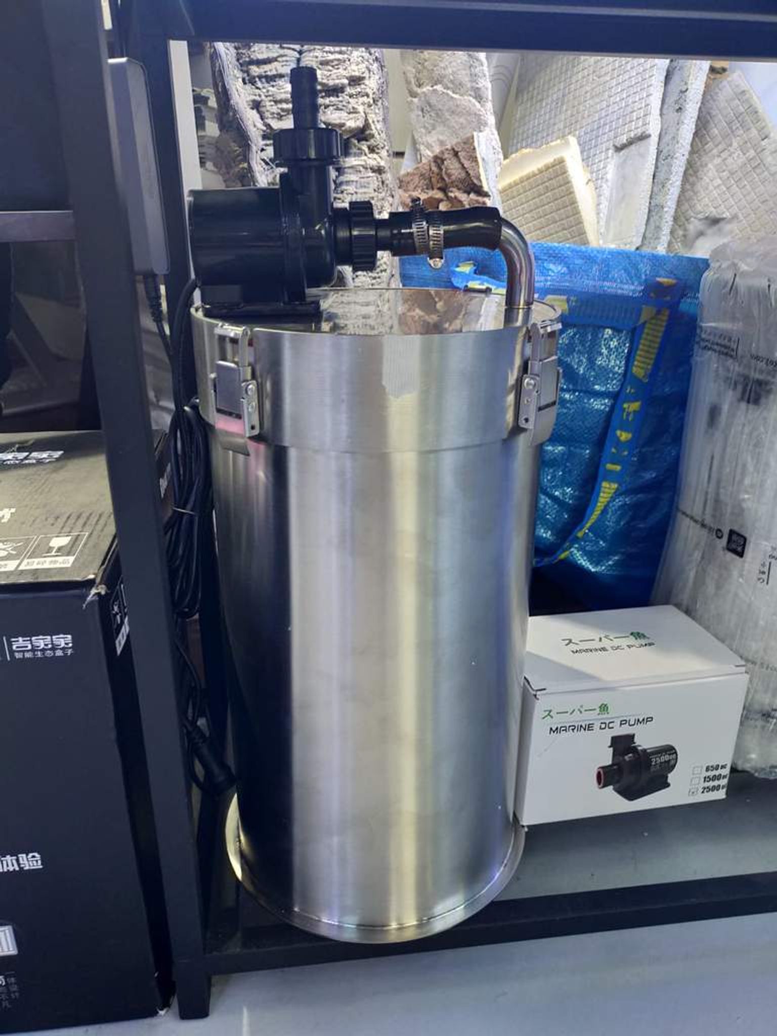 WM STAINLESS STEEL CANISTER FILTER 15(DOUBLE) LITRES