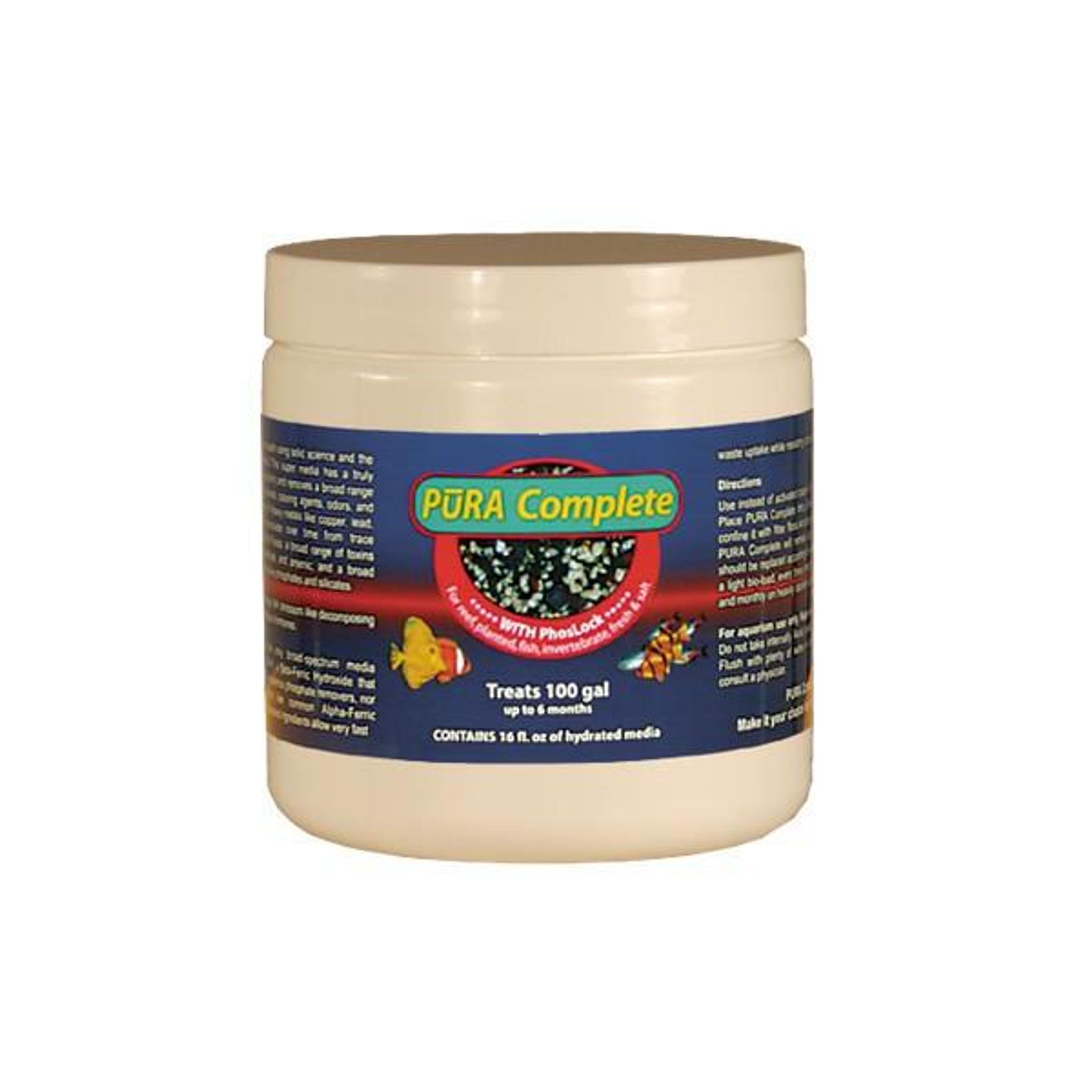 PURA COMPLETE CARBON, PHOSLOCK, ZEOLITE BLEND 16 FL. OZ TREATS 