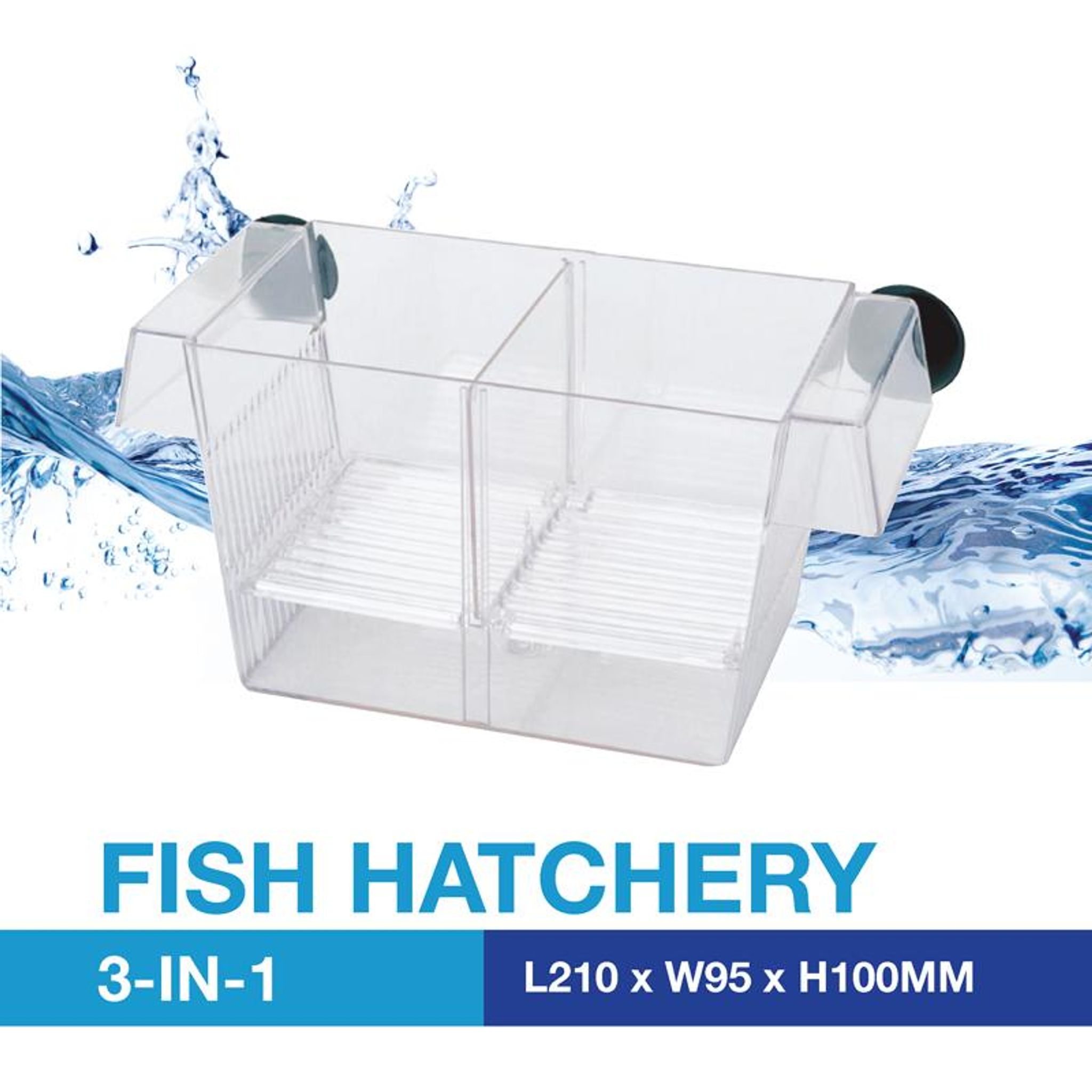 [Resun] 3-in-1 Acrylic Fish Hatchery