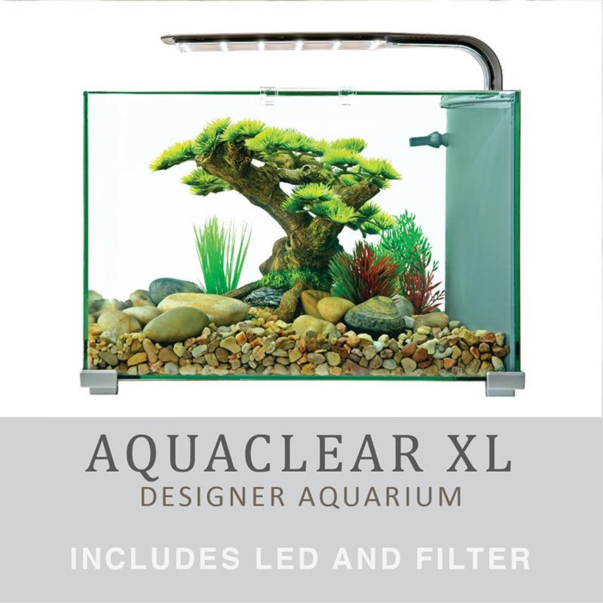 [Aquasyncro] Aquaclear XL Designer Aquarium Fish Tank (with LED