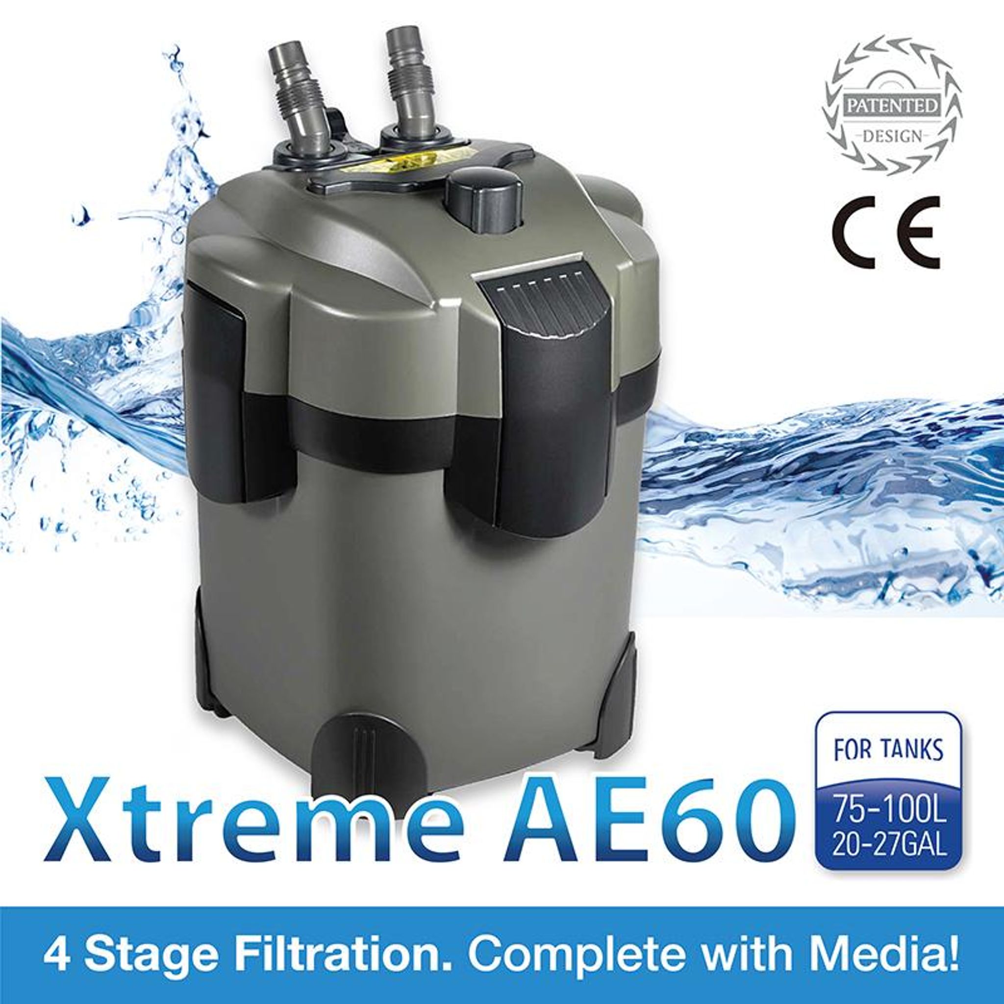 [Aquasyncro] XTREME AE60 Canister Filter 600L/H