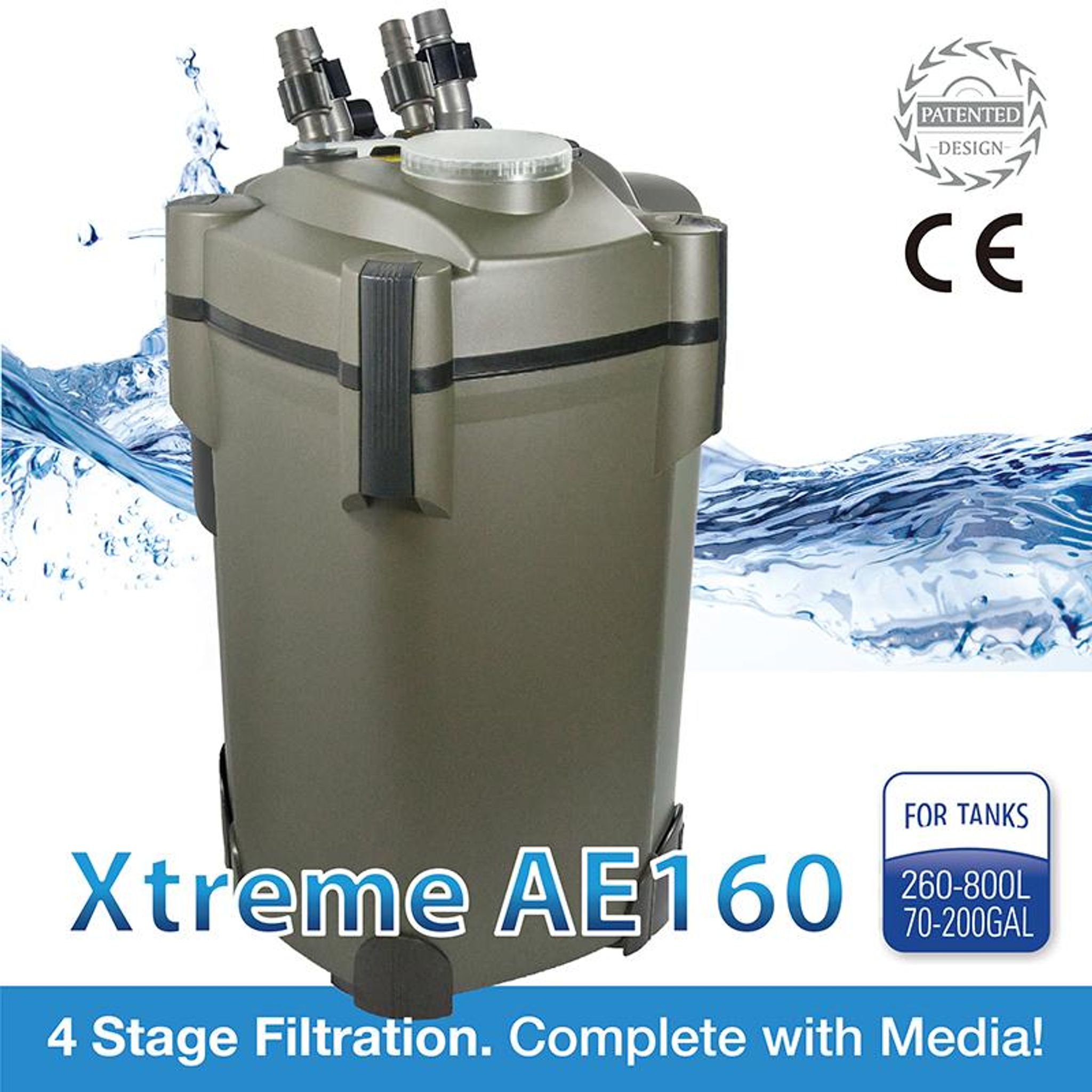 [Aquasyncro] XTREME AE160 Canister Filter 1600L/H