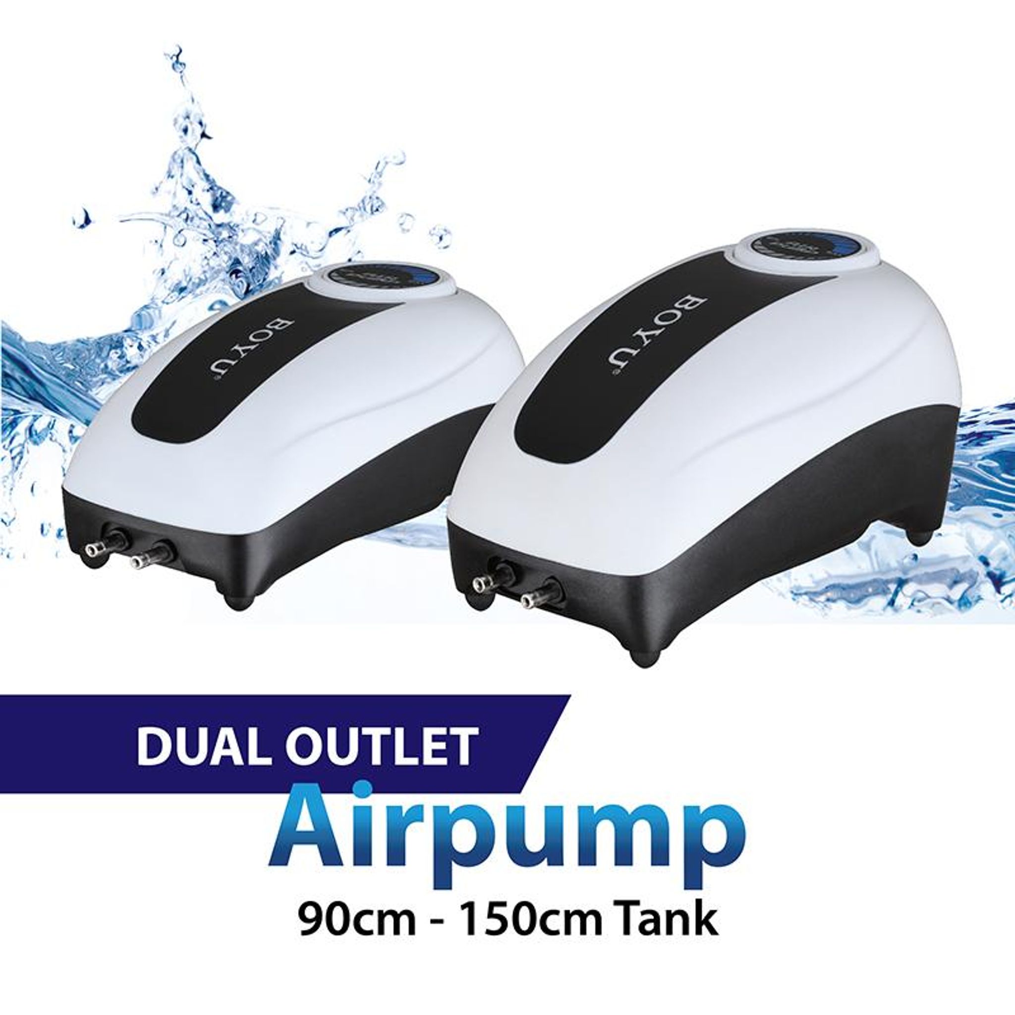 [Boyu] CJY Series Air Pump - Double Outlet with Airflow Control