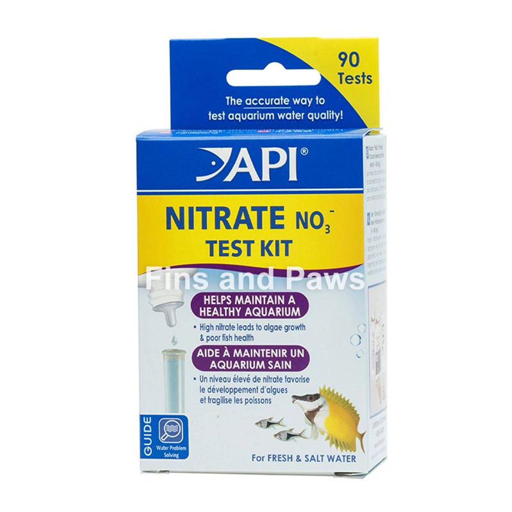 [API] Nitrate NO3 Freshwater/Saltwater Aquarium Test Kit - 90 Tests