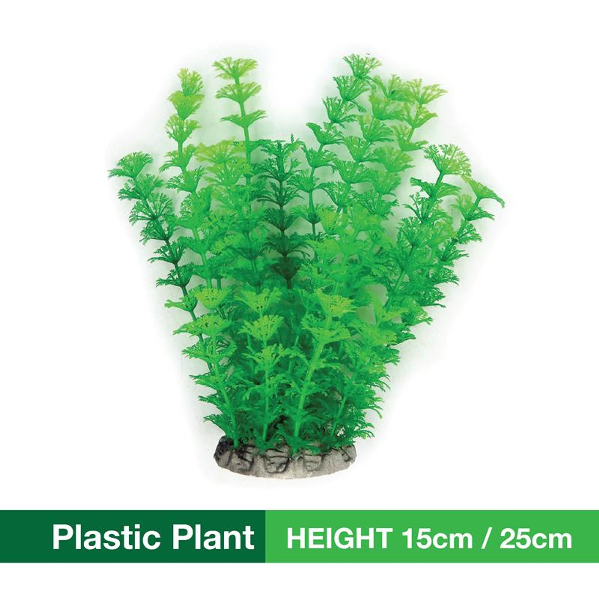 [Acquanova] PP081B. Aquarium Plastic Plants 15CM / 25CM
