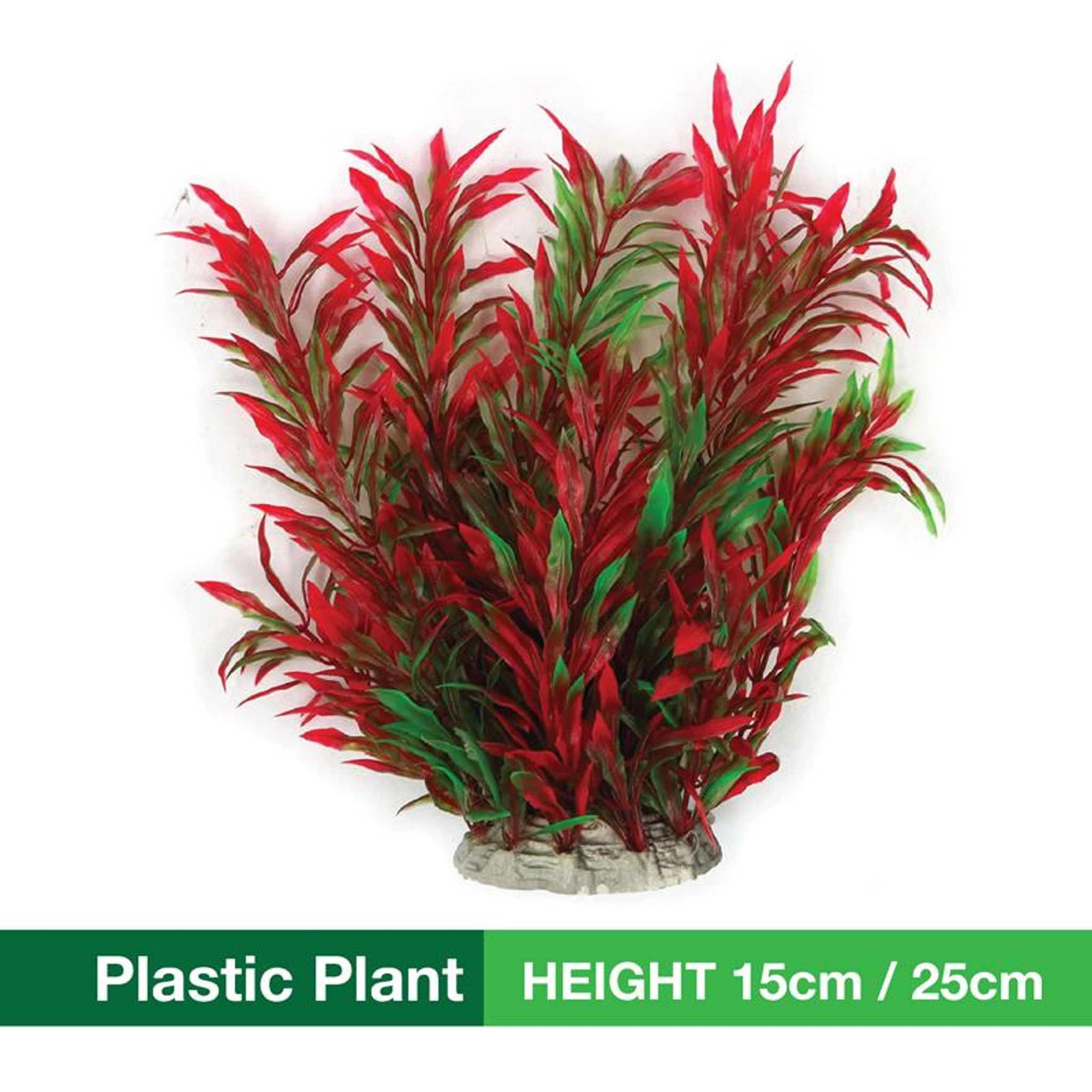 [Acquanova] PP086A. Aquarium Plastic Plants 15CM / 25CM