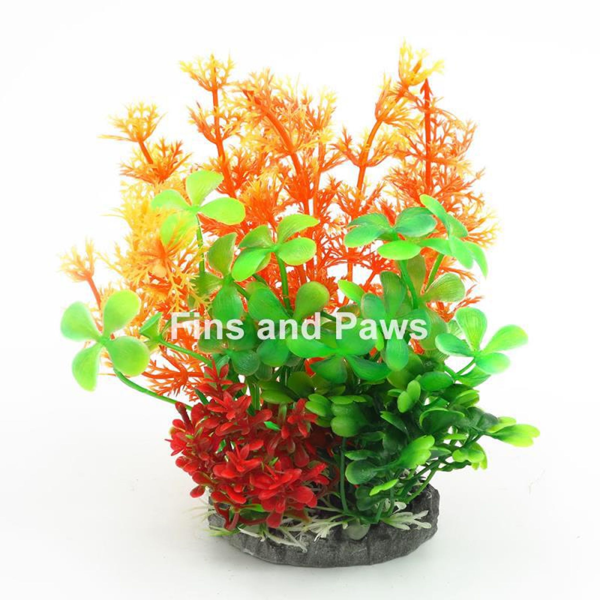 [Acquanova] Tropical Paradise Aquarium Plastic Plants (9x6.5x15 cm)
