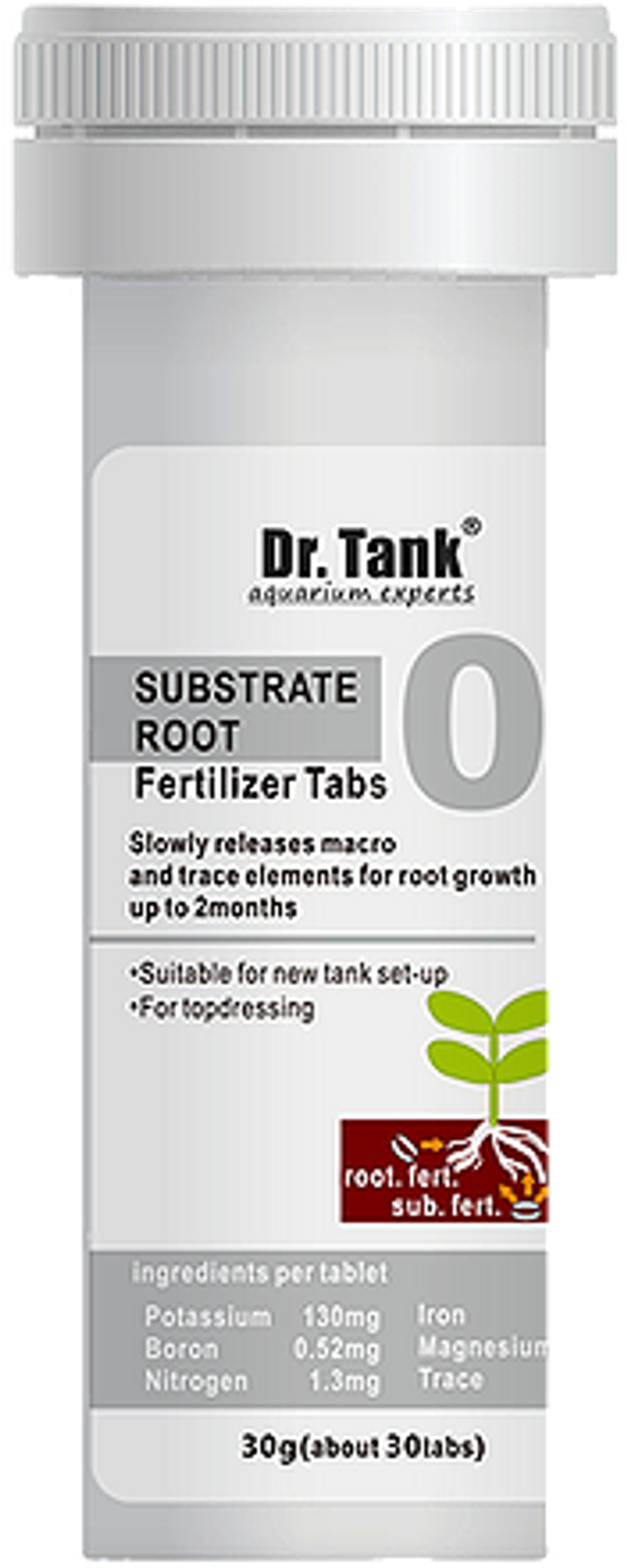 SUBSTRATE/ROOT Fertilizer Tabs Dr. Tanks