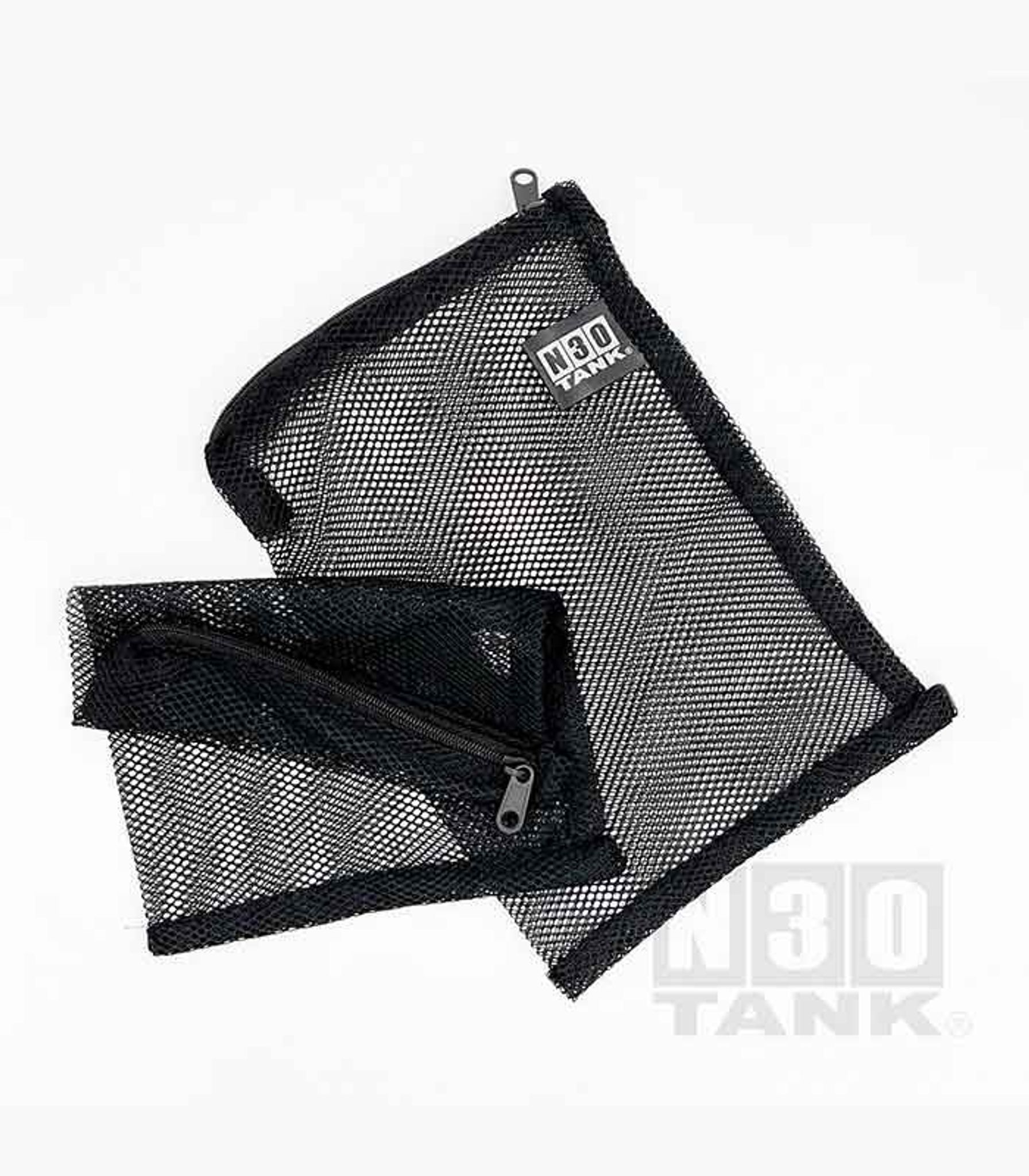 N30 BLACK MESH ZIP BAG MEDIUM - 1 PC (N0024)