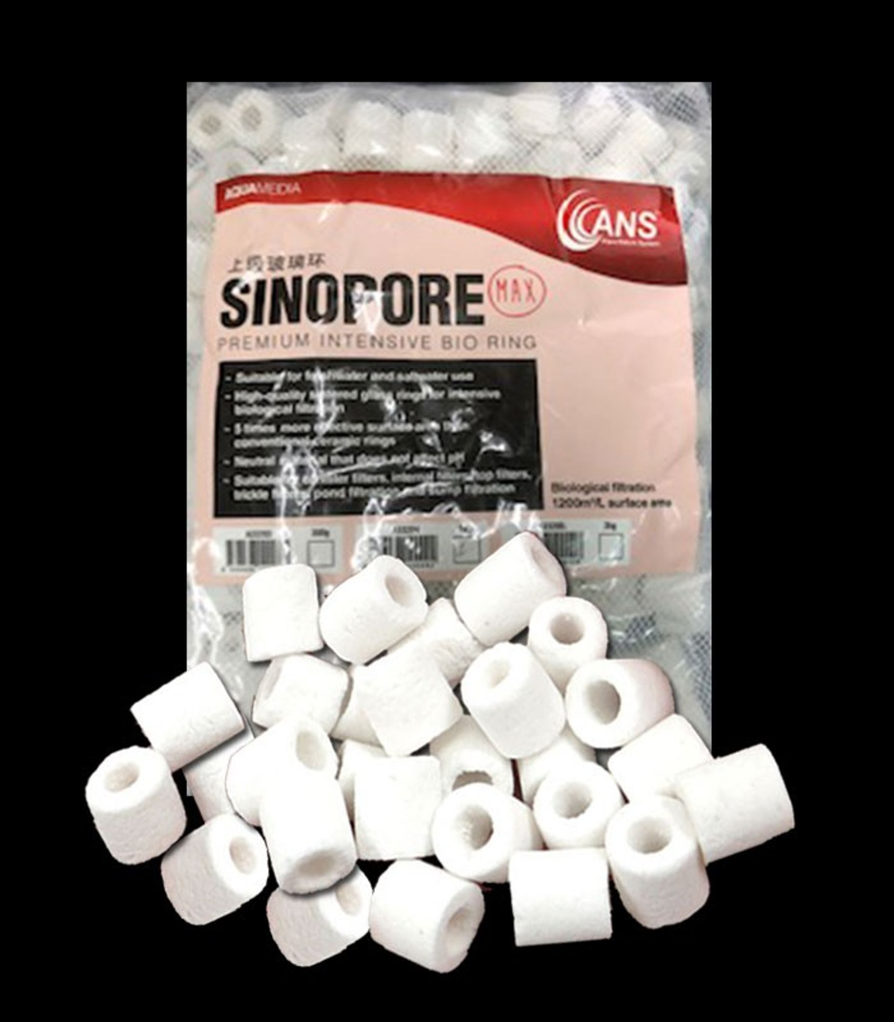 ANS SINOPORE MAX PREMIUM INTENSIVE BIO RING 1KG
