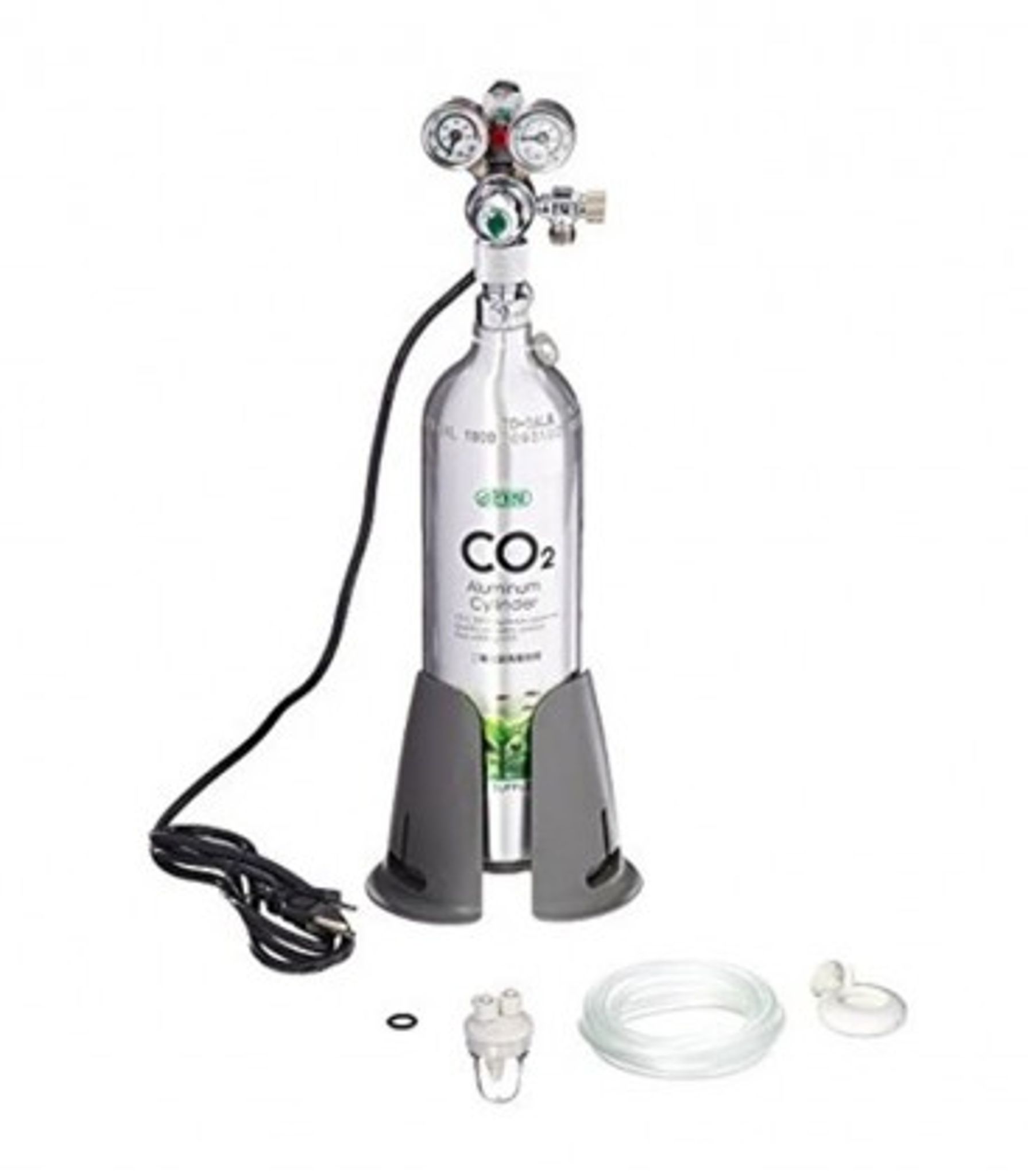 ISTA 1L CO2 ALUMINUM CYLINDER SYSTEM WITH SOLENOID I-677