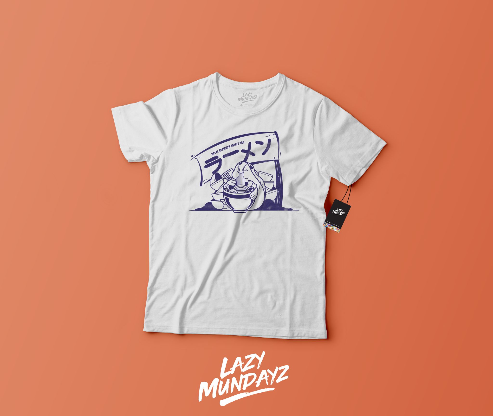 Lazymundayz Noodle Bar Fish Tshirt
