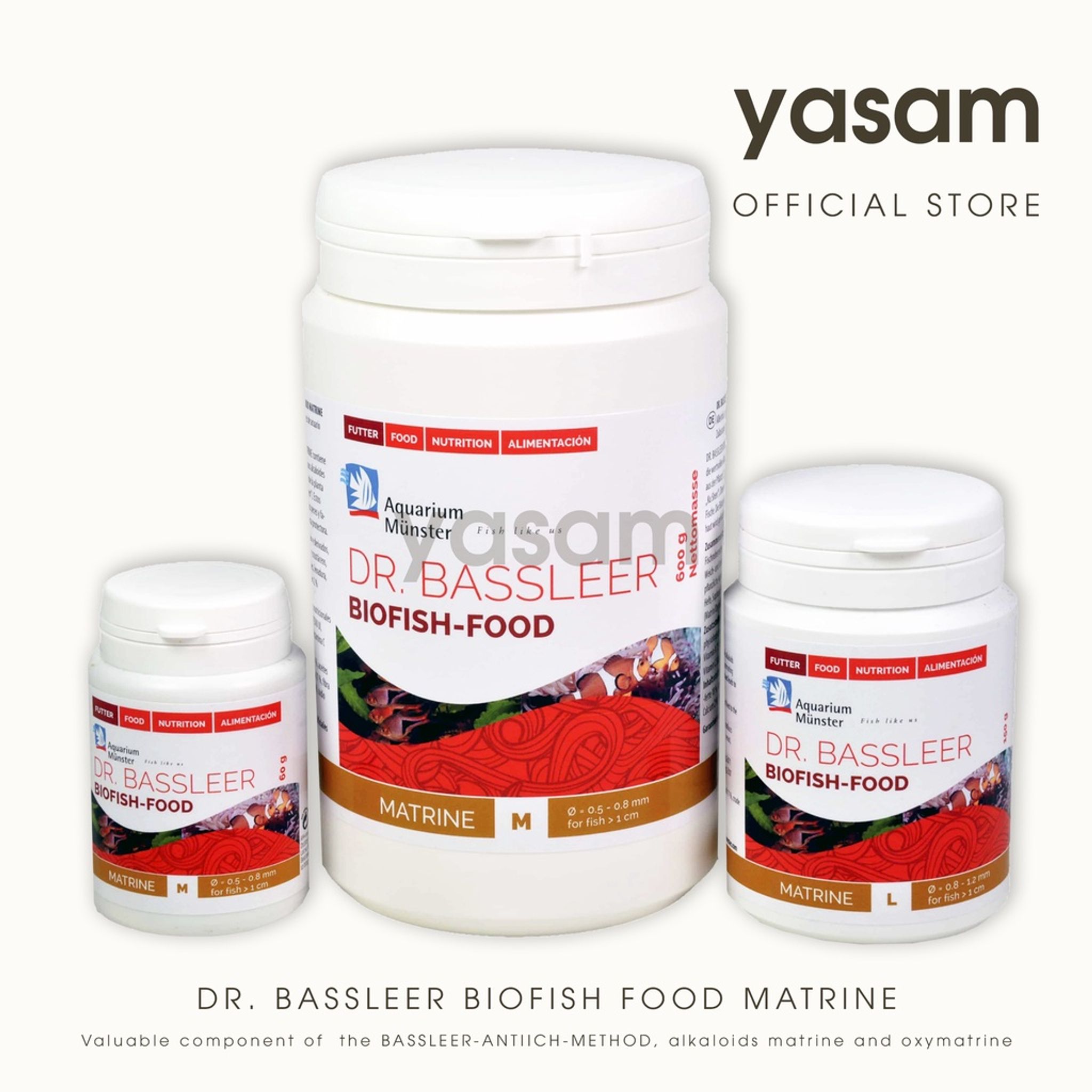 Aquarium Münster Dr. Bassleer - MATRINE (Pellet Size L)
