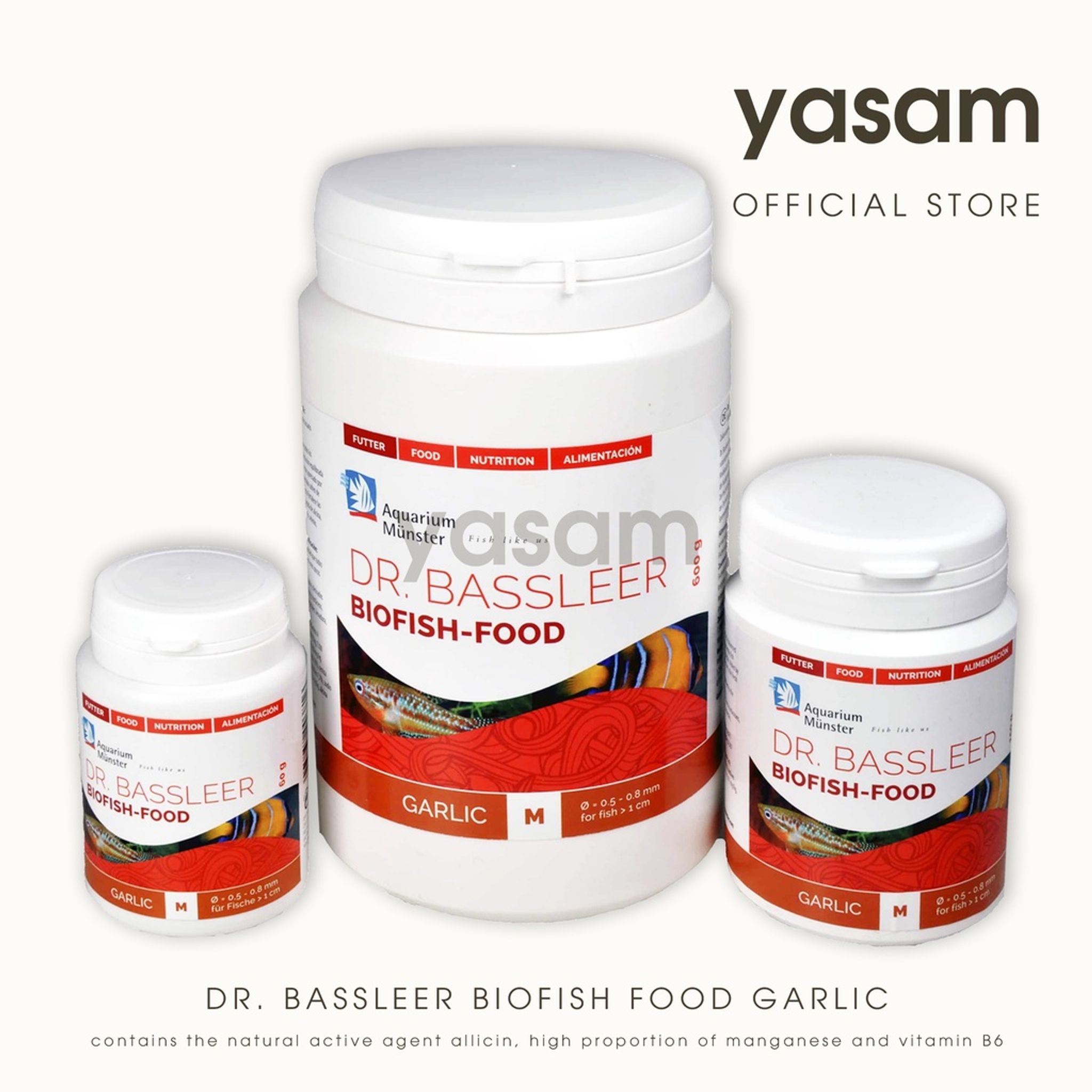 Aquarium Münster Dr. Bassleer - GARLIC (Pellet Size M)
