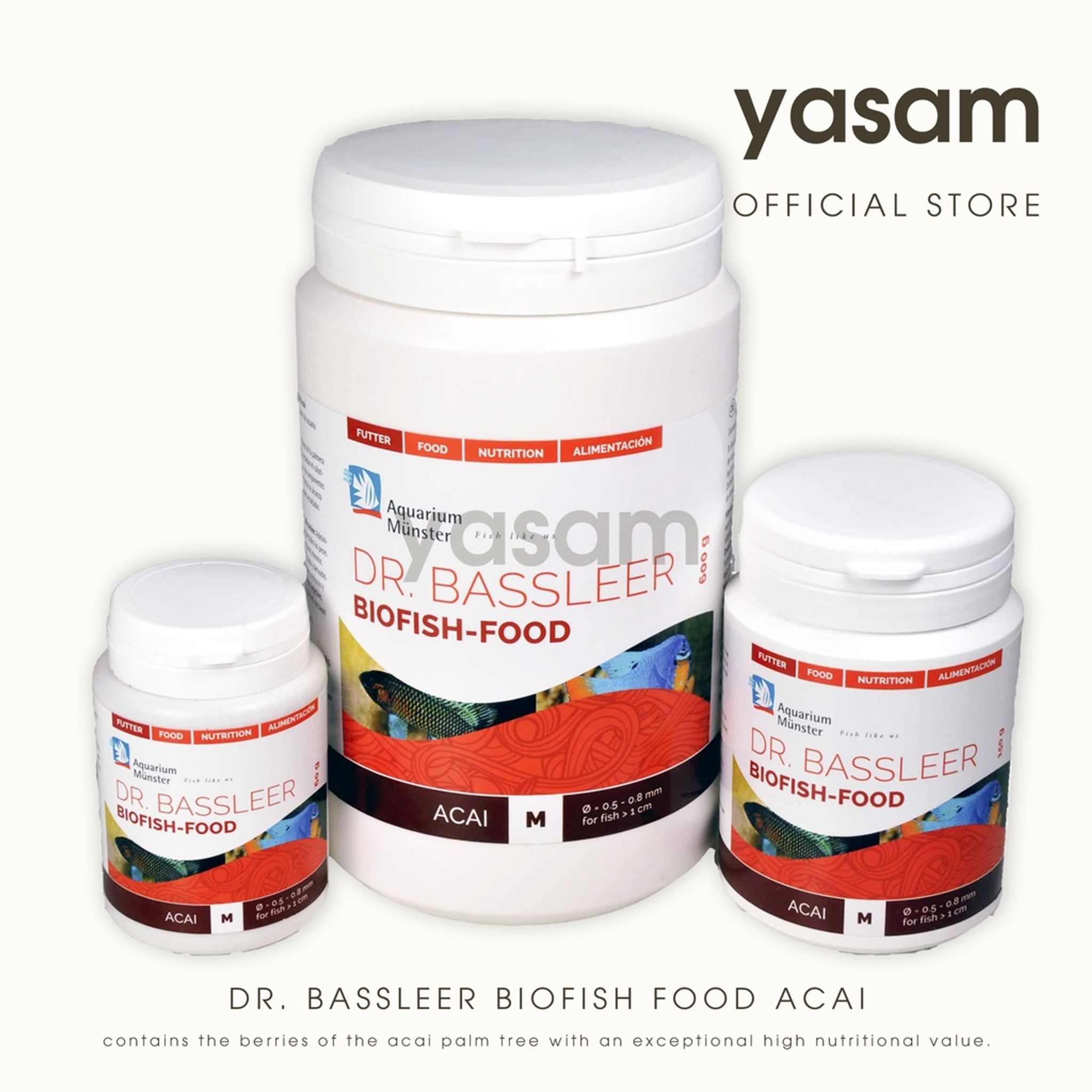 Aquarium Münster Dr. Bassleer - ACAI (Pellet Size L)