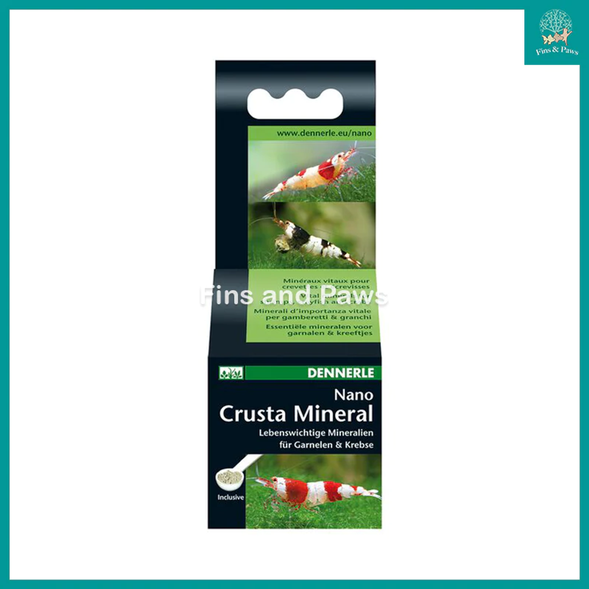 [Dennerle] Nano Crusta Mineral 35g for Shrimps, Crayfish and Crabs