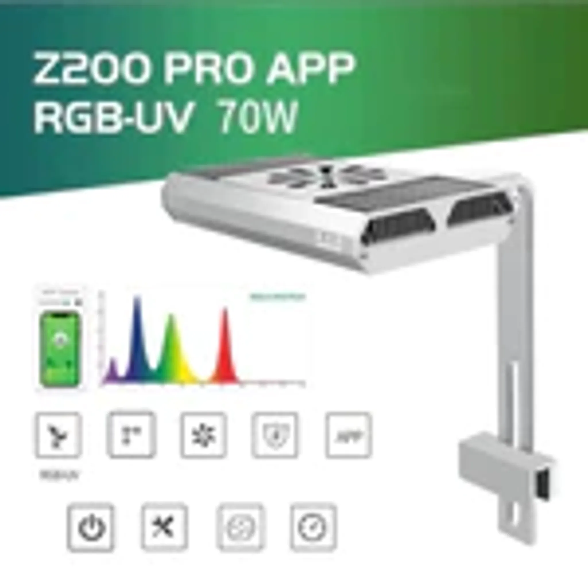 WEEK AQUA Z Series RGB-UV LED Light