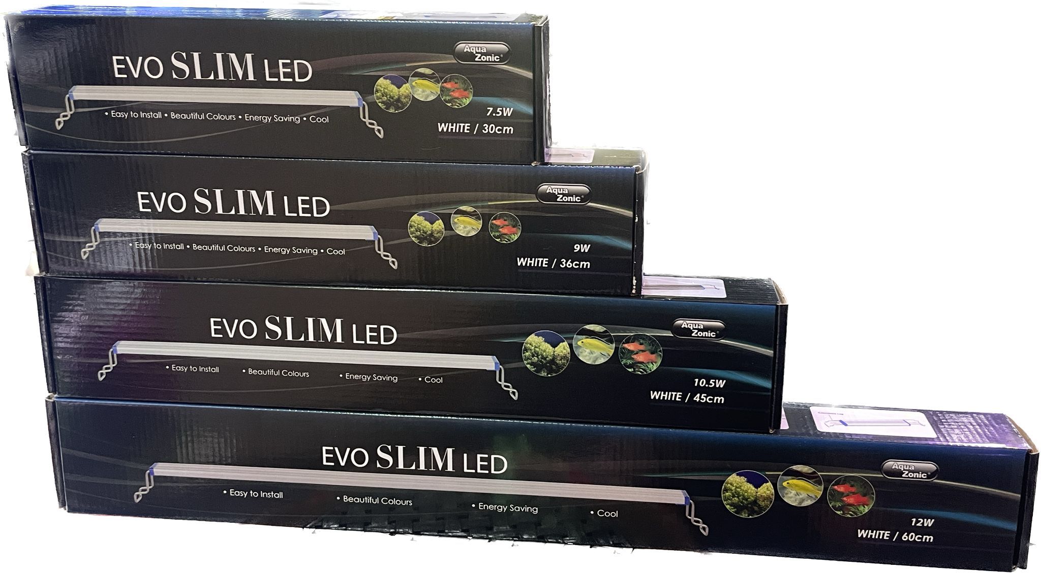 Aquazonic Evo Slim Led White 45cm