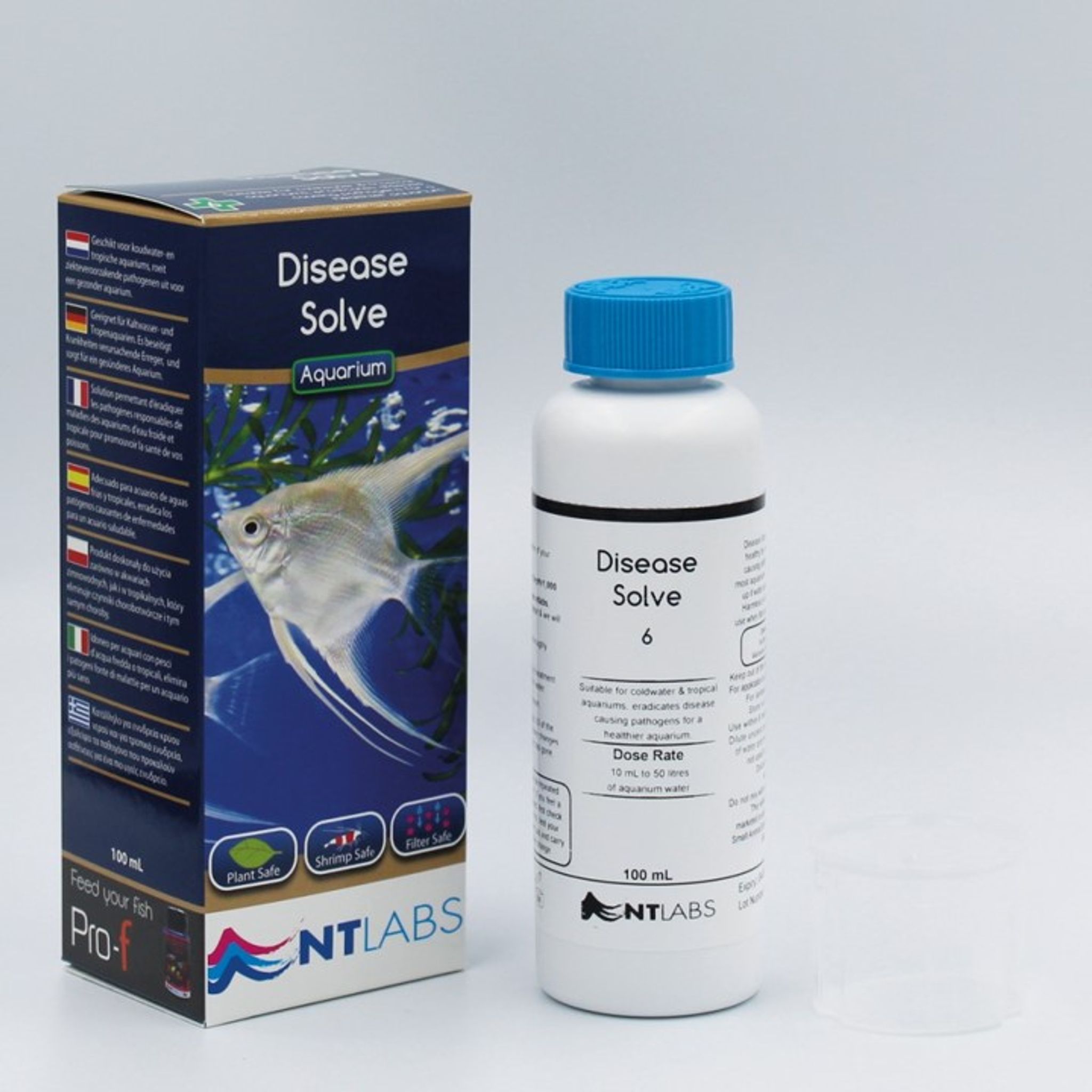 NT LABS Aquarium Disease Solve 100ml (multi cure)