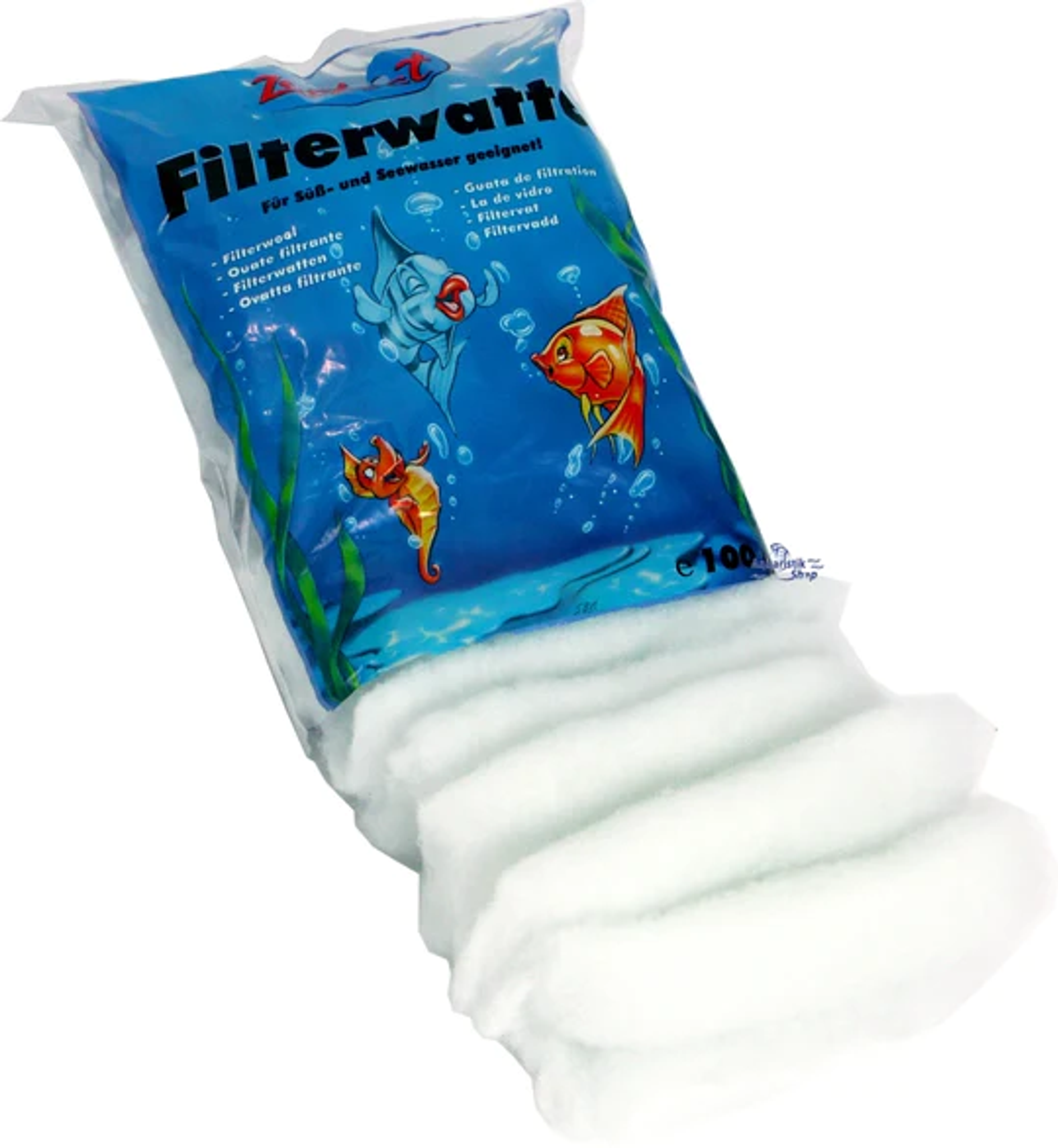 Aquarium rainbow filter wool