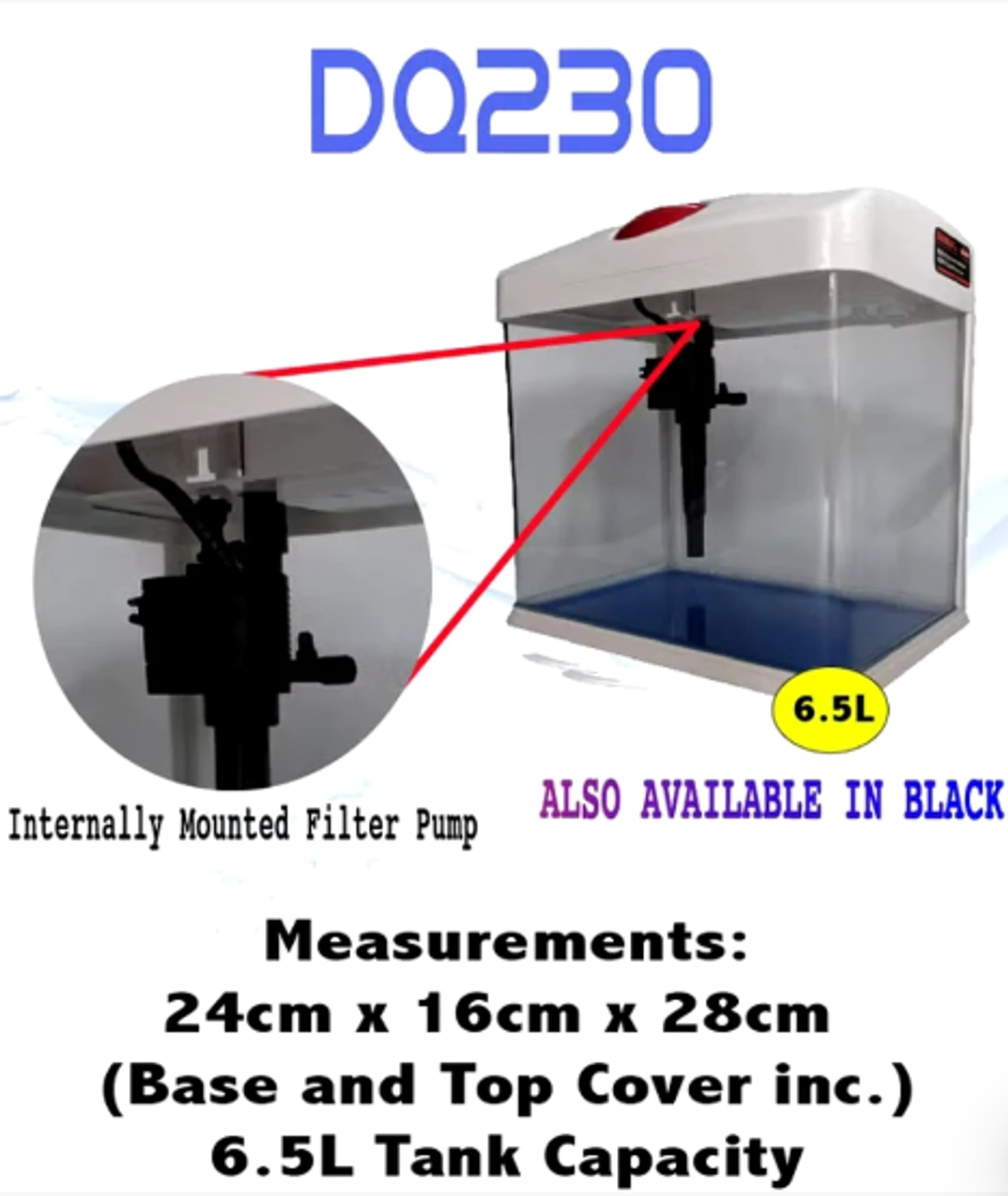 Demily Aquarium Tank DQ230