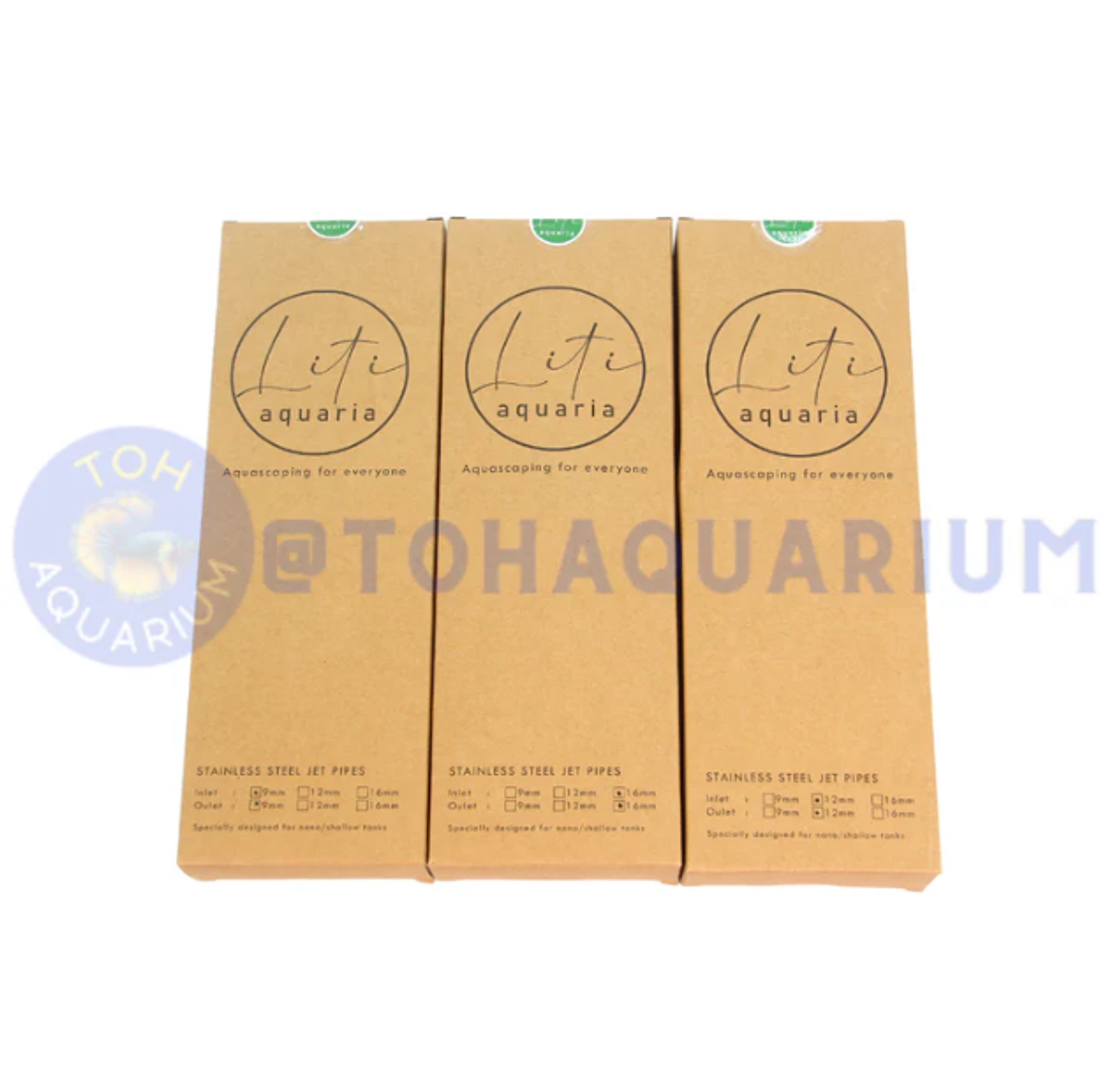 LitiAquaria Stainless Steel Jet Pipe