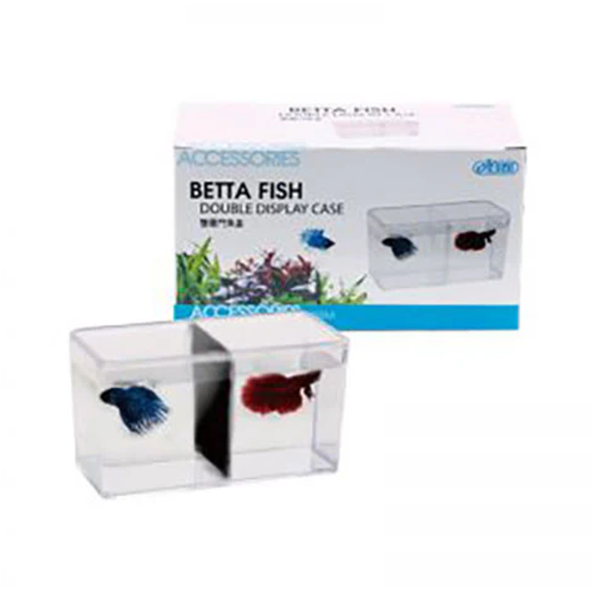 ISTA Betta Fish Double Display Case