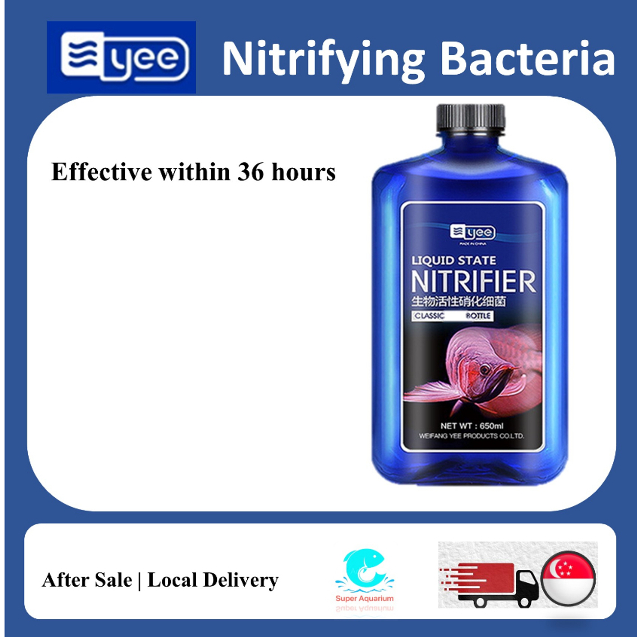 [YEE] Nitrifying bacteria for fish tank aquarium turtle effective in 36H