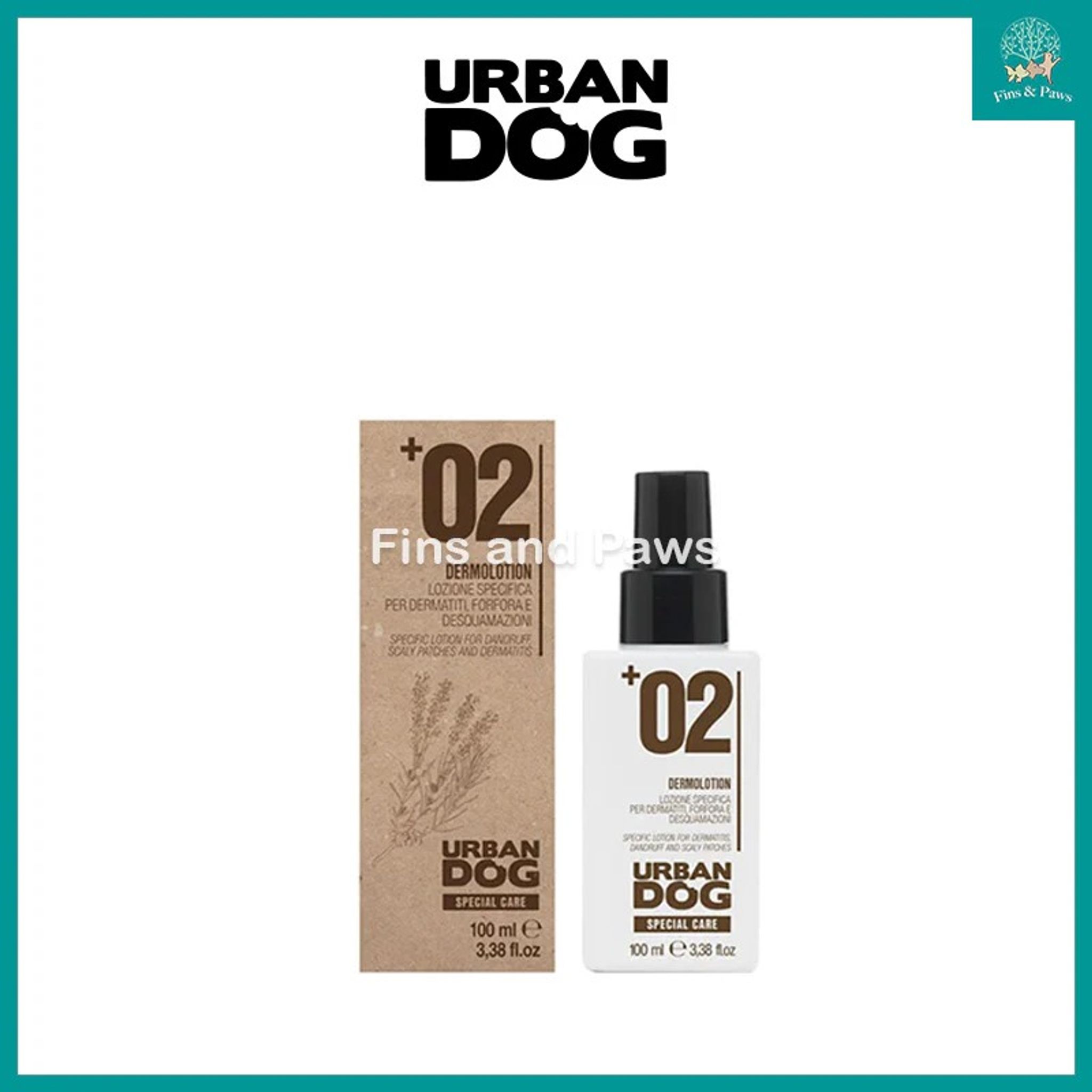 [Urban Dog] Special Care Spray Lotion + 02 Dermolotion 100ml (Suitable for Dogs)