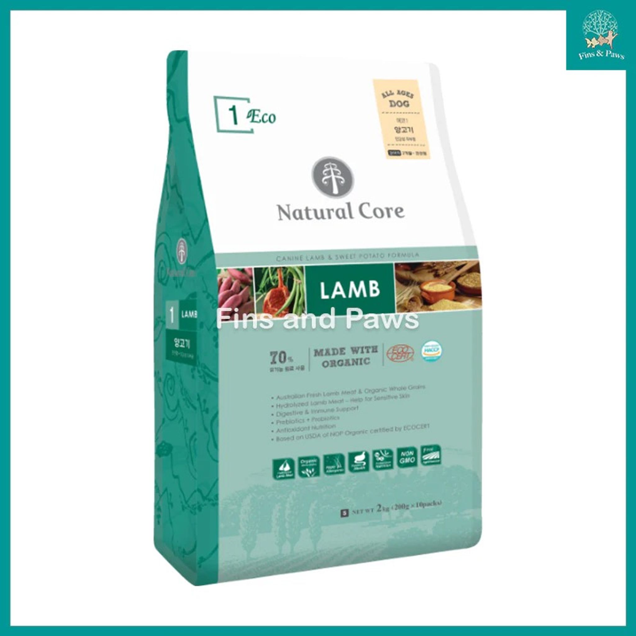 [Natural Core] ECO Organic Formula Dry Dog Food 6kg / 7kg / 10kg