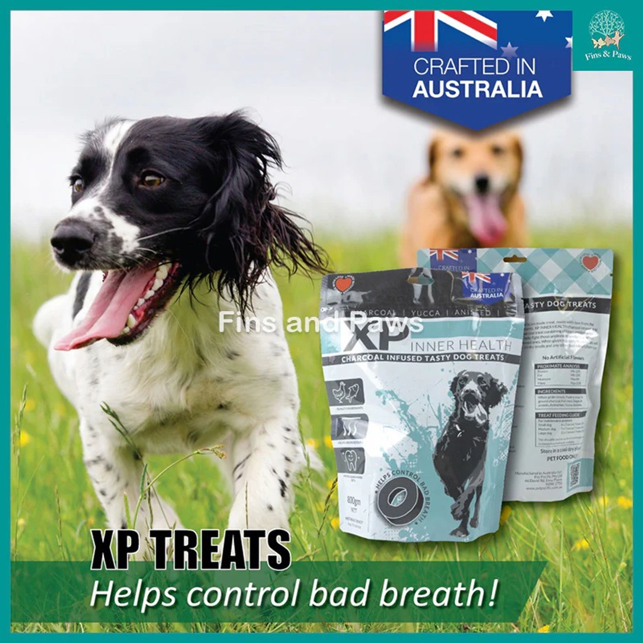 [XP3020] XP Premium Inner Health Charcoal Infused Dog Treat 800g (Made in Australia)