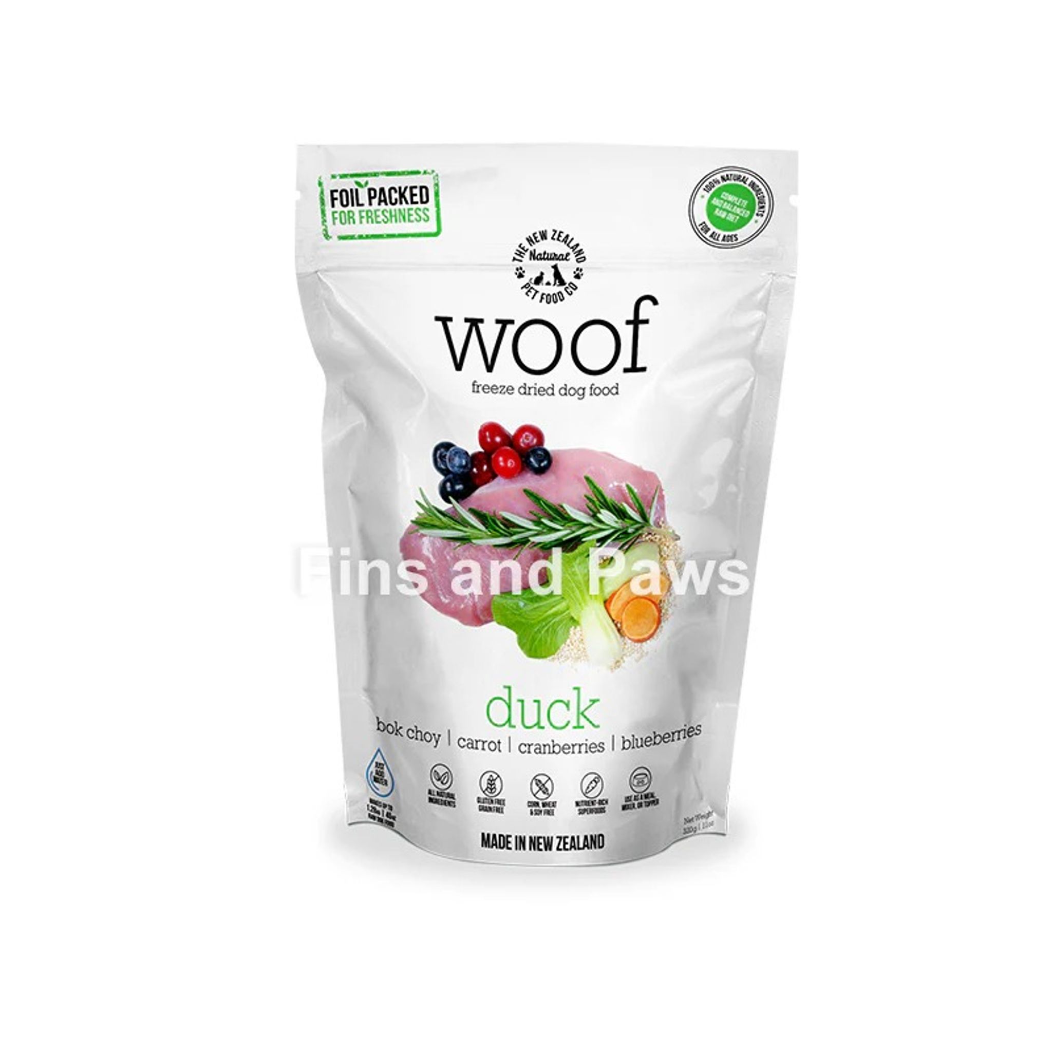 [Woof] Freeze Dried Raw Dog Food 280g. Assorted Flavours.