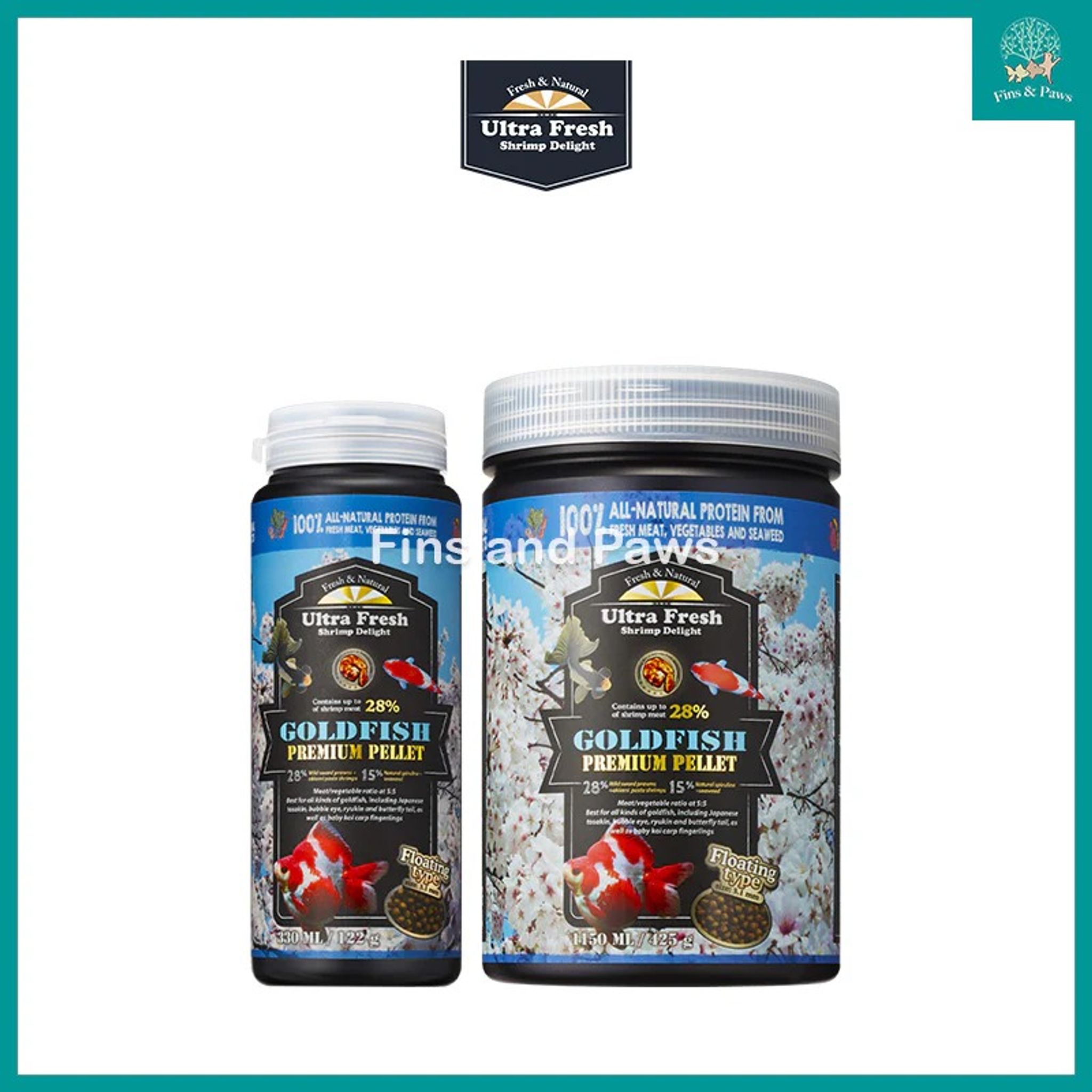 [Azoo Ultra Fresh] Goldfish Premium Pellet (Floating Type)