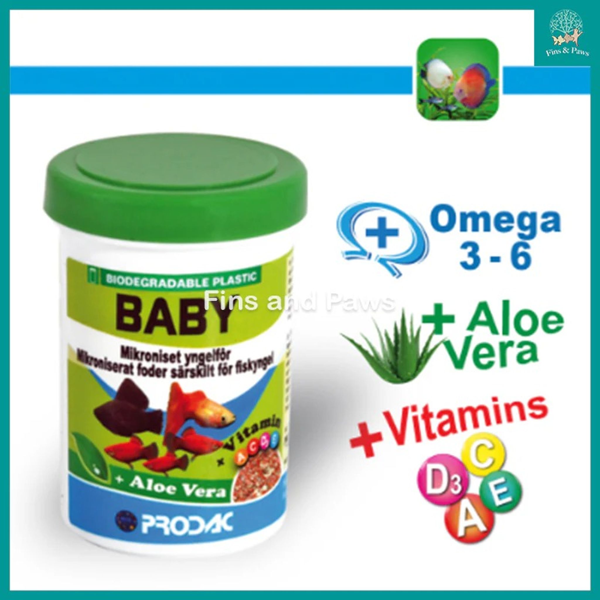 [Prodac] Baby Fish Food 15g/0.52oz