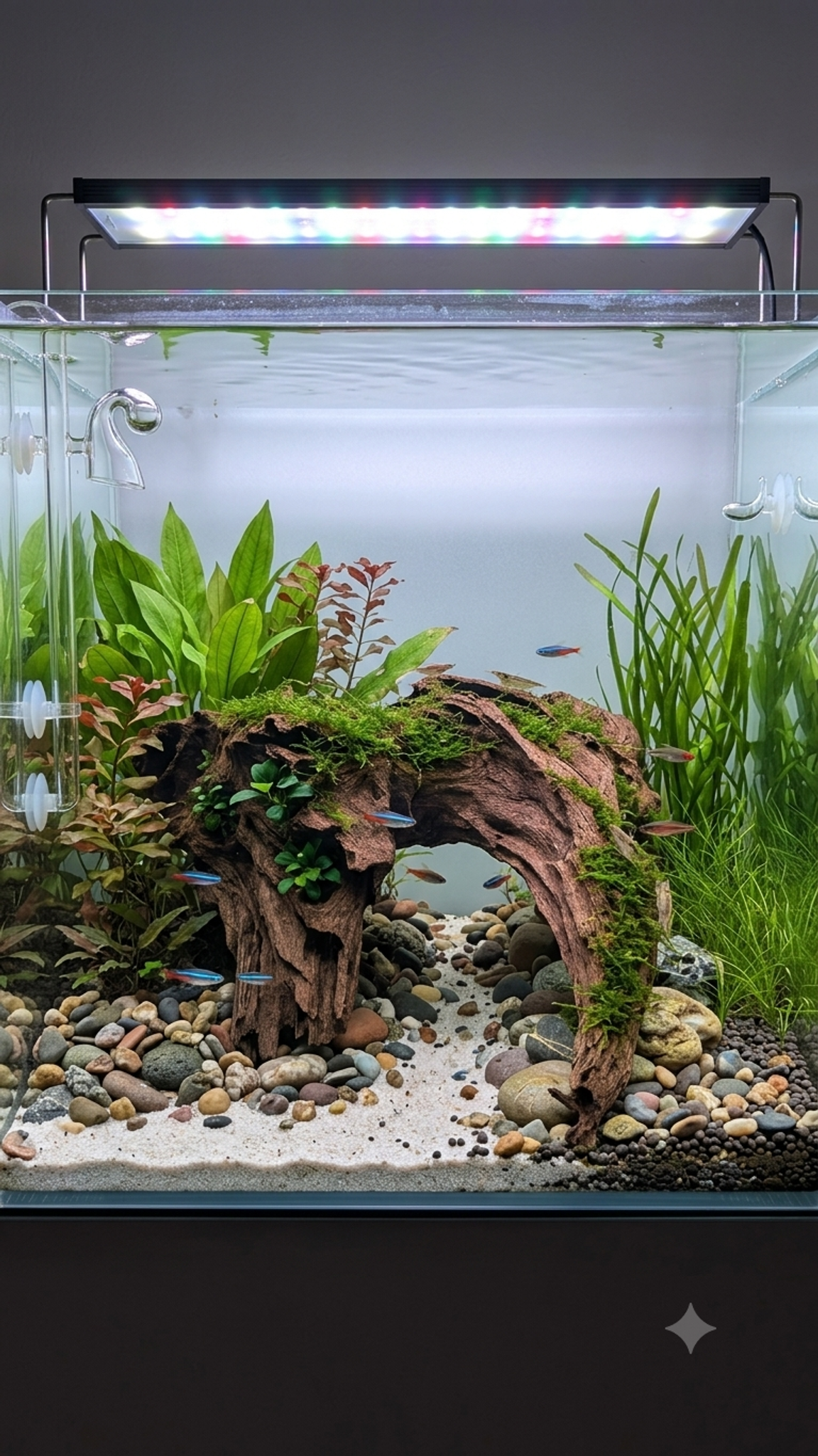 [A53] Premium Self-Standing Heavily Weathered Root & Cave Driftwood