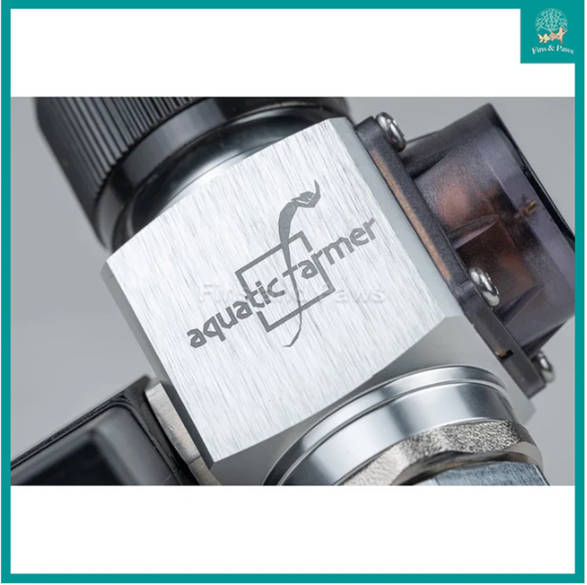 [Aquatic Farmer] Petite CO2 Regulator with Solenoid Valve and Bubble Counter (Face Up)