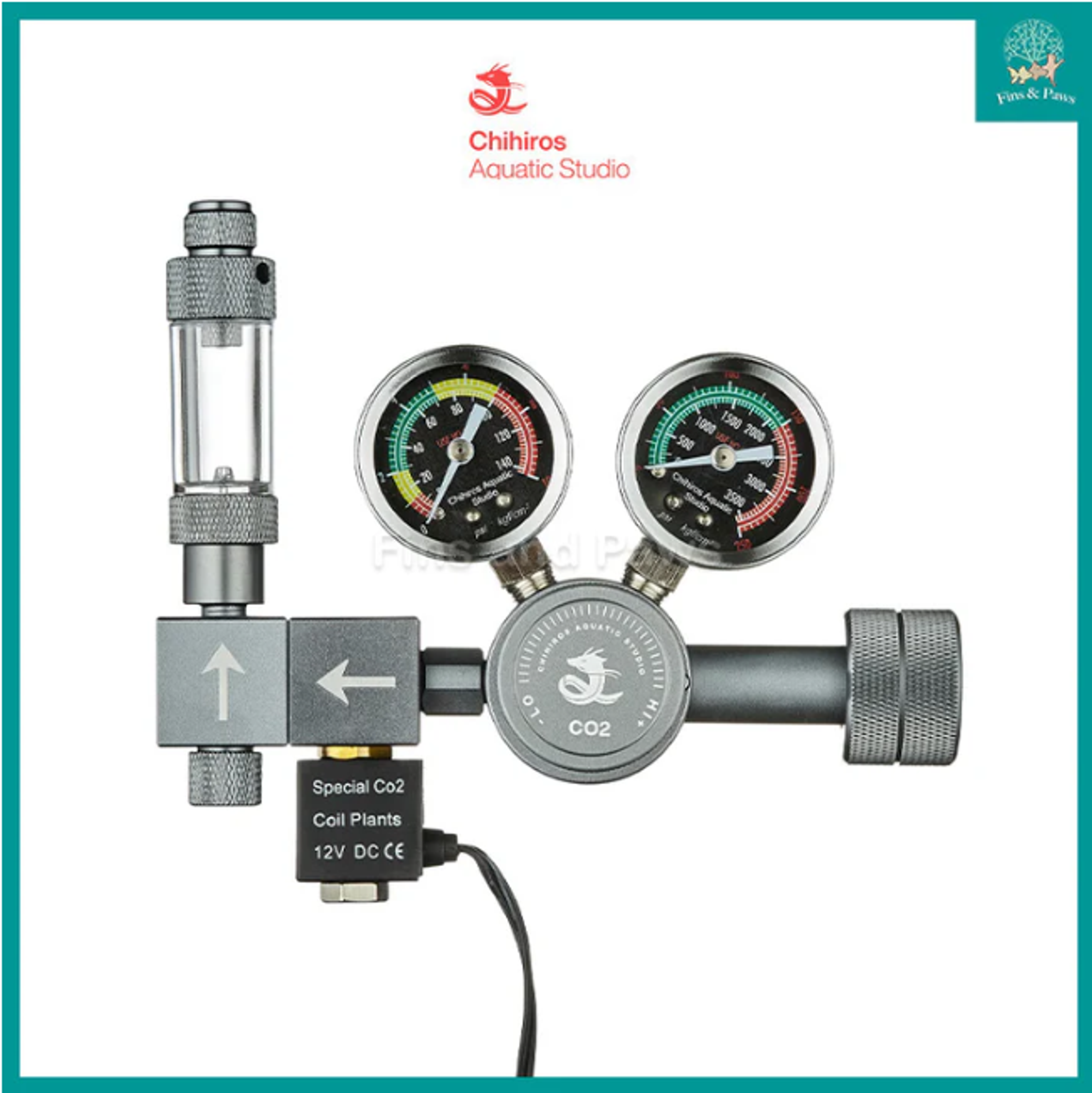 [Chihiros] CO2 Regulator Pro LIMITED Edition with Solenoid Valve and Bubble Counter