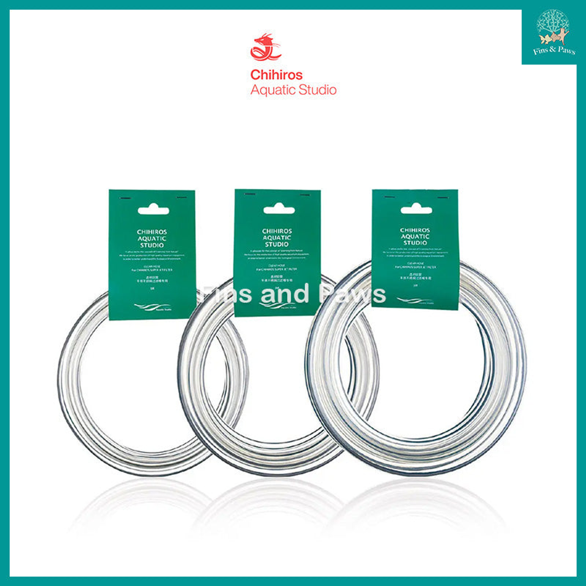 [Chihiros] Clear Hose 3 meters (9/12mm, 12/16mm, 16/22mm)