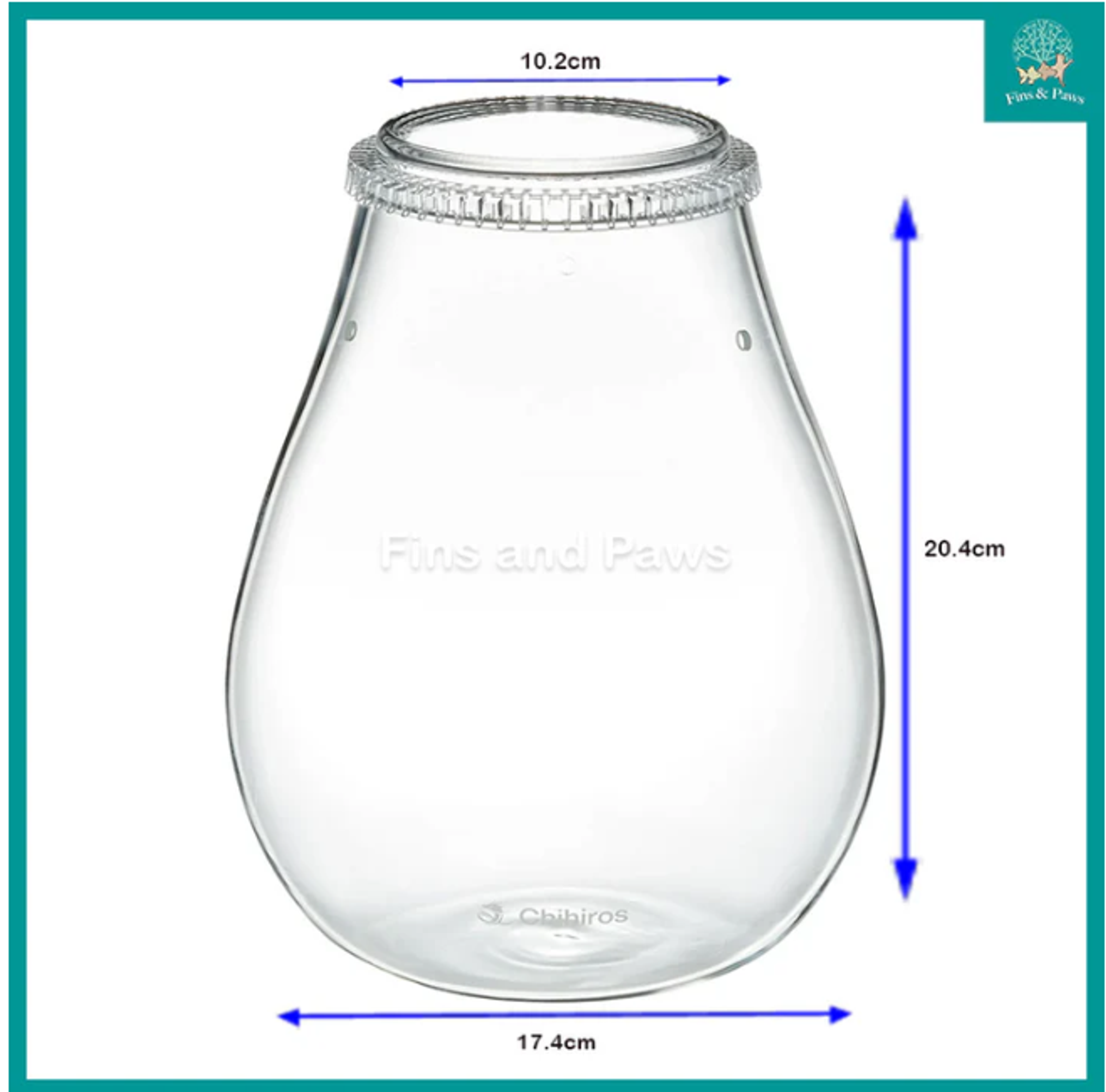 [Chihiros] Glass Pot Dew for Terrarium, Plants and Moss
