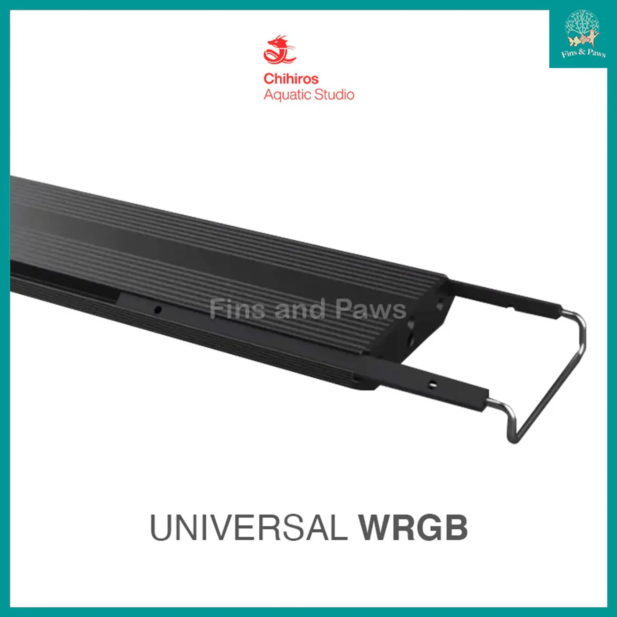 [Chihiros] UNIVERSAL WRGB Aquarium LED Light for Aquatic Plants for Aquatic Plants, Tropical Fish, Goldfish, Monster Fish and Covered Tank (Waterproof IP67)