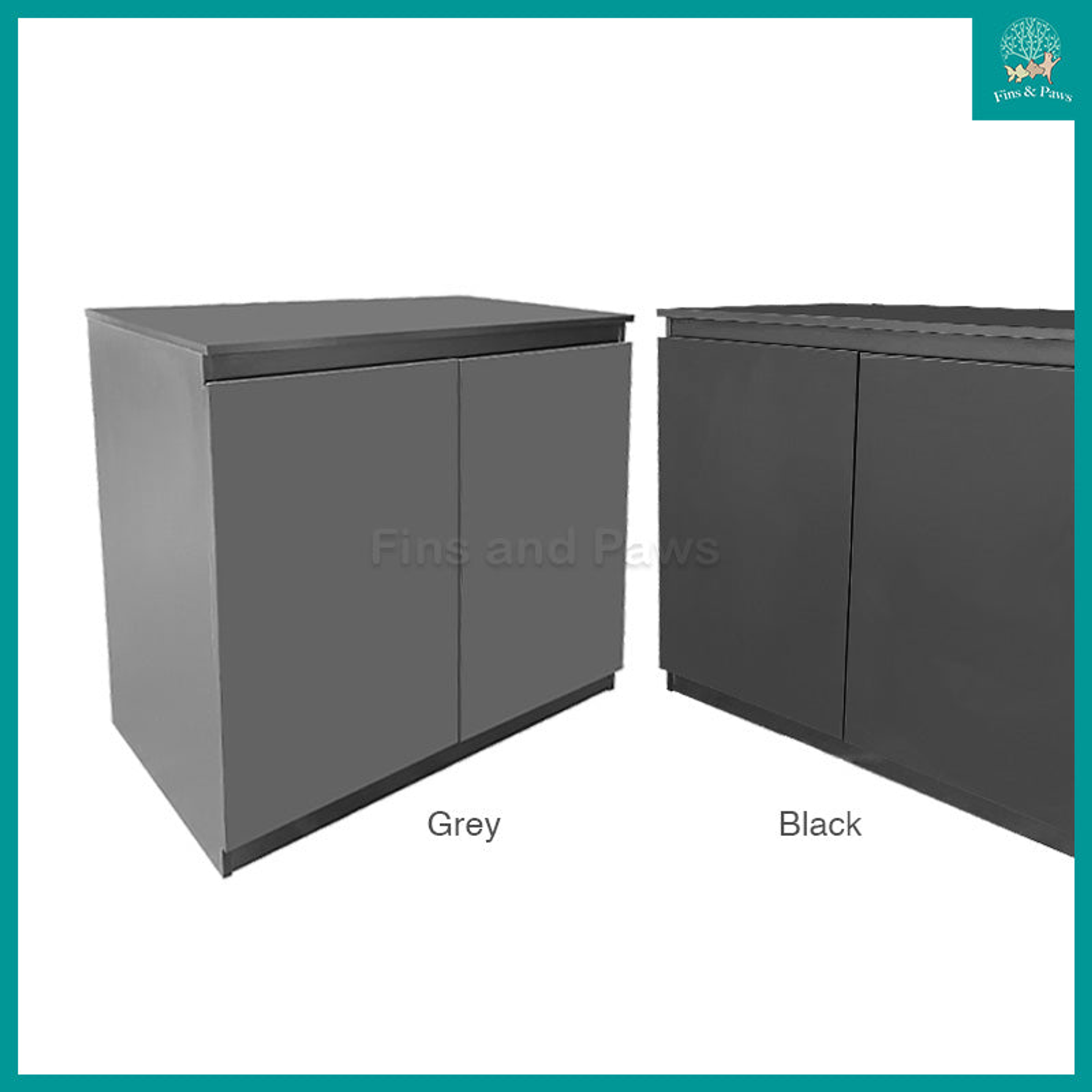[Crystal] Monochrome Series 2ft (60cm), 3ft (90cm) and 4ft (120cm) Designer Aquarium Fish Tank Cabinet
