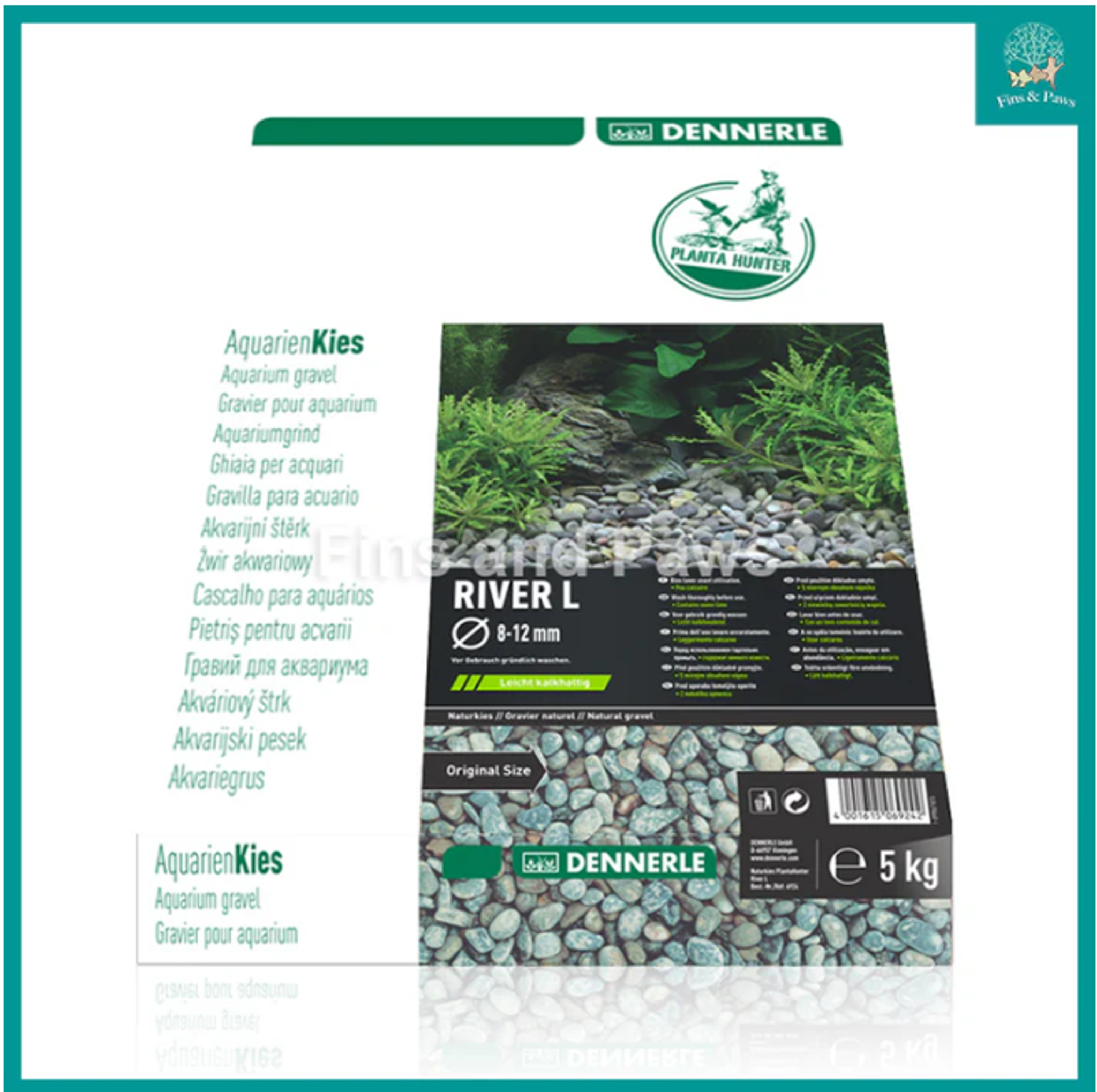 [Dennerle] Plantahunter Natural Gravel - Okavango (Previously known as River) 1kg/5kg