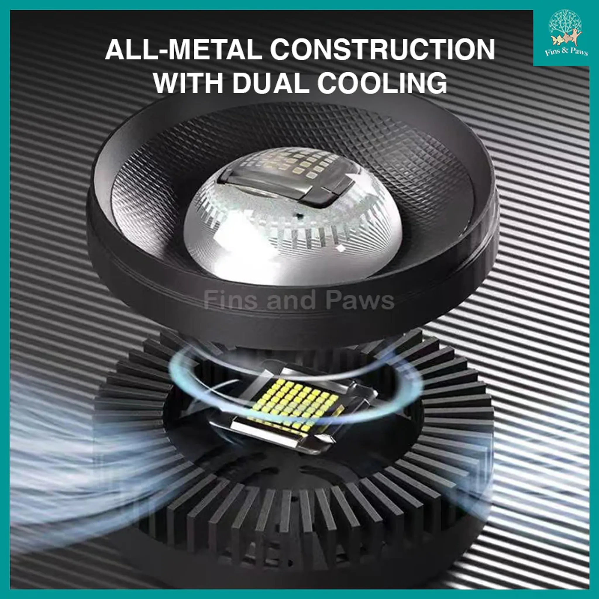 [KAO KUI] Professional 50W KK07 Aquarium Downlight suitable for Planted, Monster Fish, Goldfish, Paludarium and Terrestrial Plants
